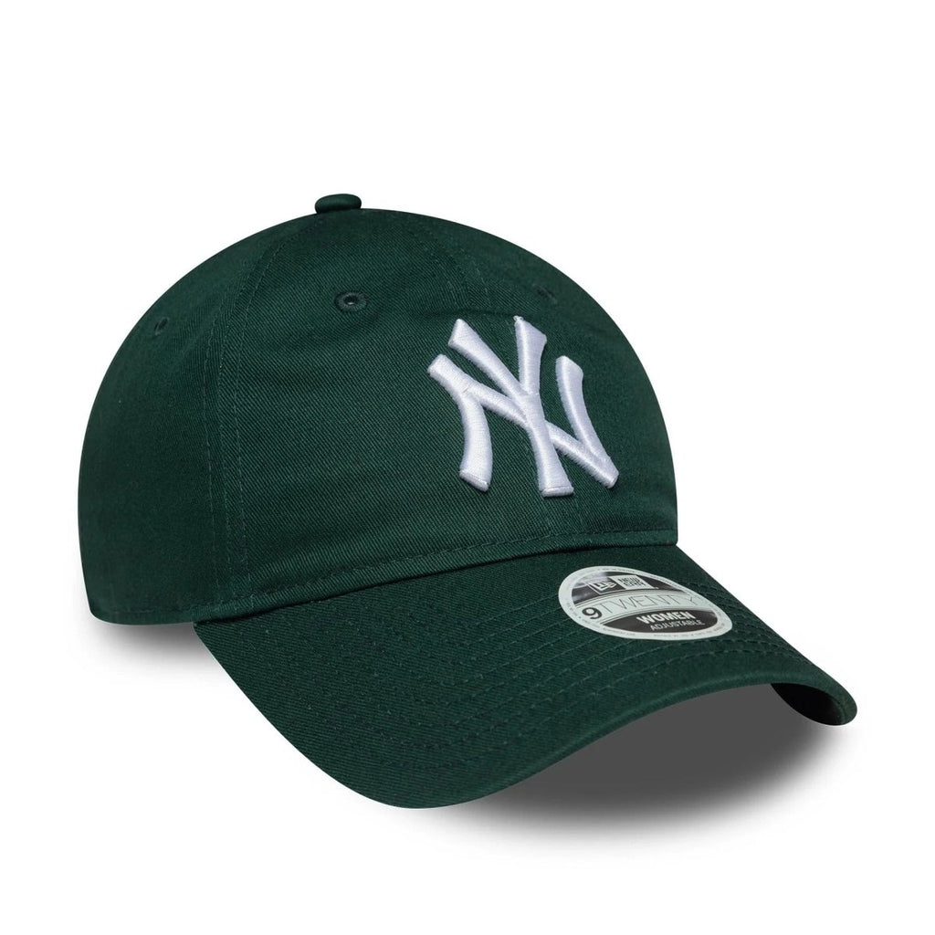 New Era New York Yankees Womens MLB League Essential Dark Green 9TWENTY Adjustable Cap