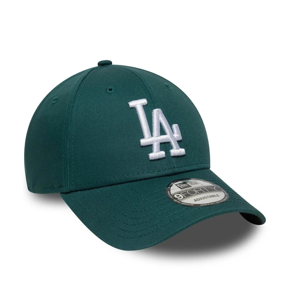 New Era LA Dodgers MLB League Essential Dark Green 9FORTY Adjustable Cap