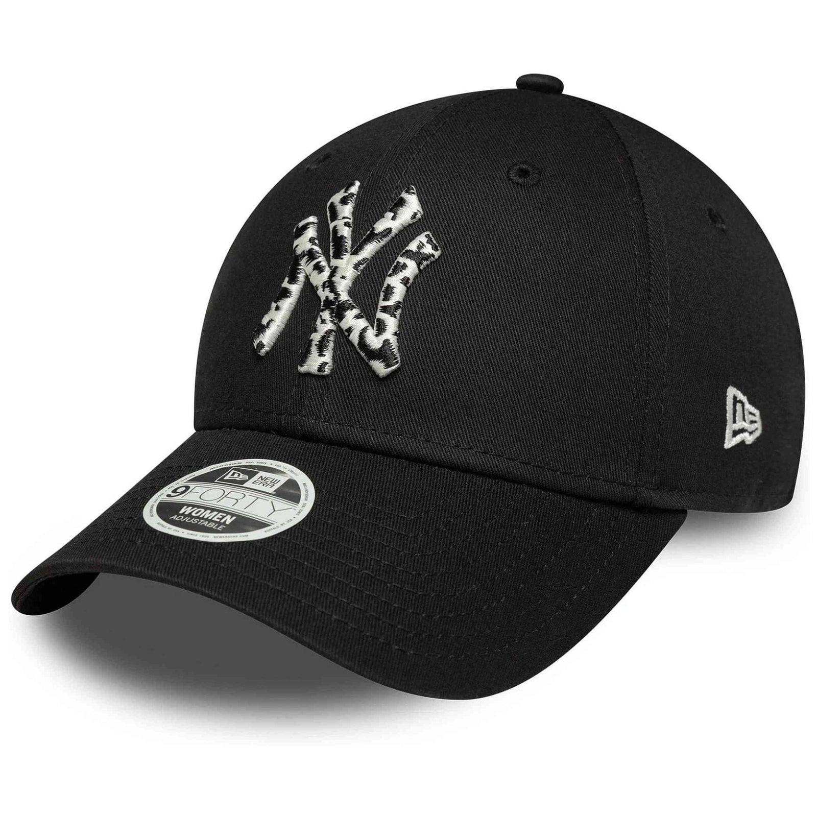 New Era New York Yankees Womens MLB Animal Infill Black 9FORTY Cap