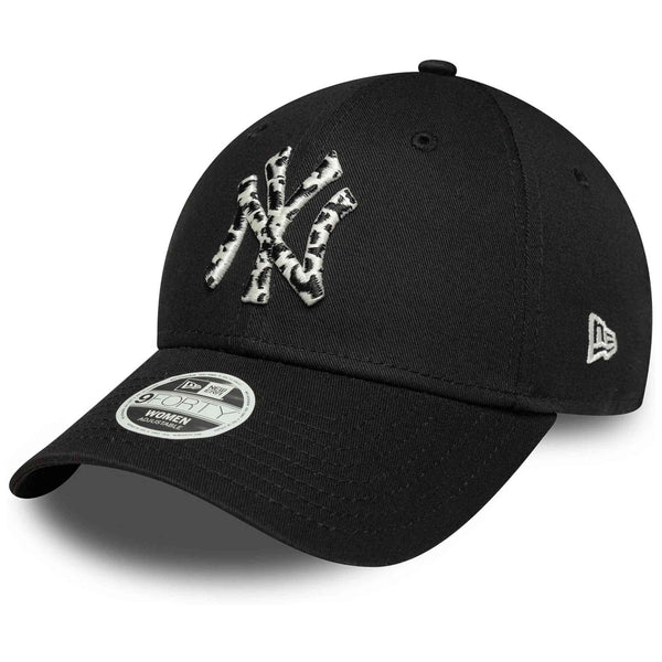New Era New York Yankees Womens MLB Animal Infill Black 9FORTY Cap