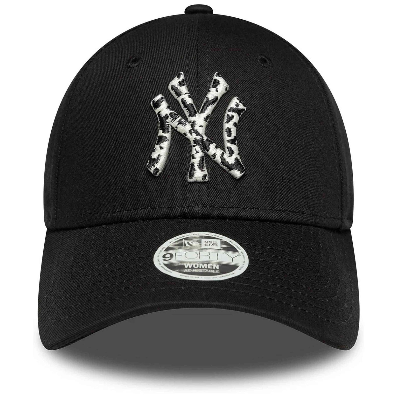 New Era New York Yankees Womens MLB Animal Infill Black 9FORTY Cap