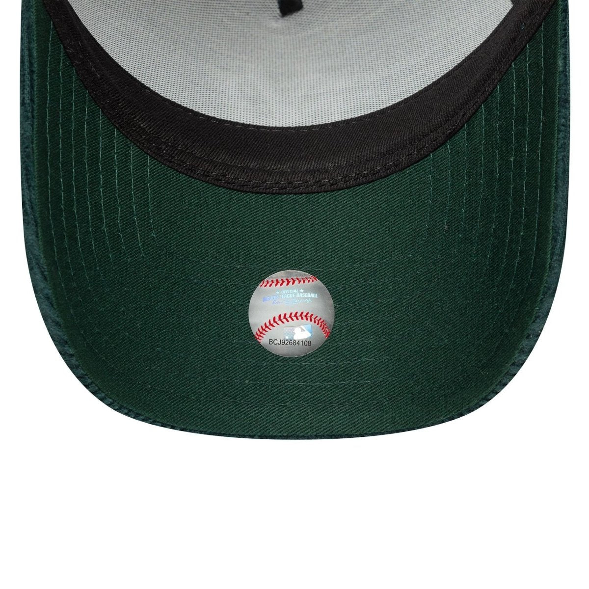 New Era New York Yankees MLB Cord Dark Green 9FORTY A-Frame Trucker Adjustable Cap