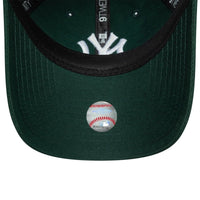 New Era New York Yankees Womens MLB League Essential Dark Green 9TWENTY Adjustable Cap