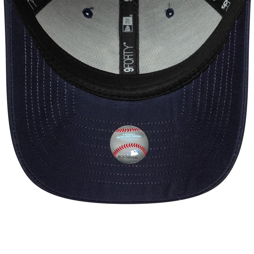 New Era New York Yankees MLB Visor Script Navy 9FORTY Adjustable Cap