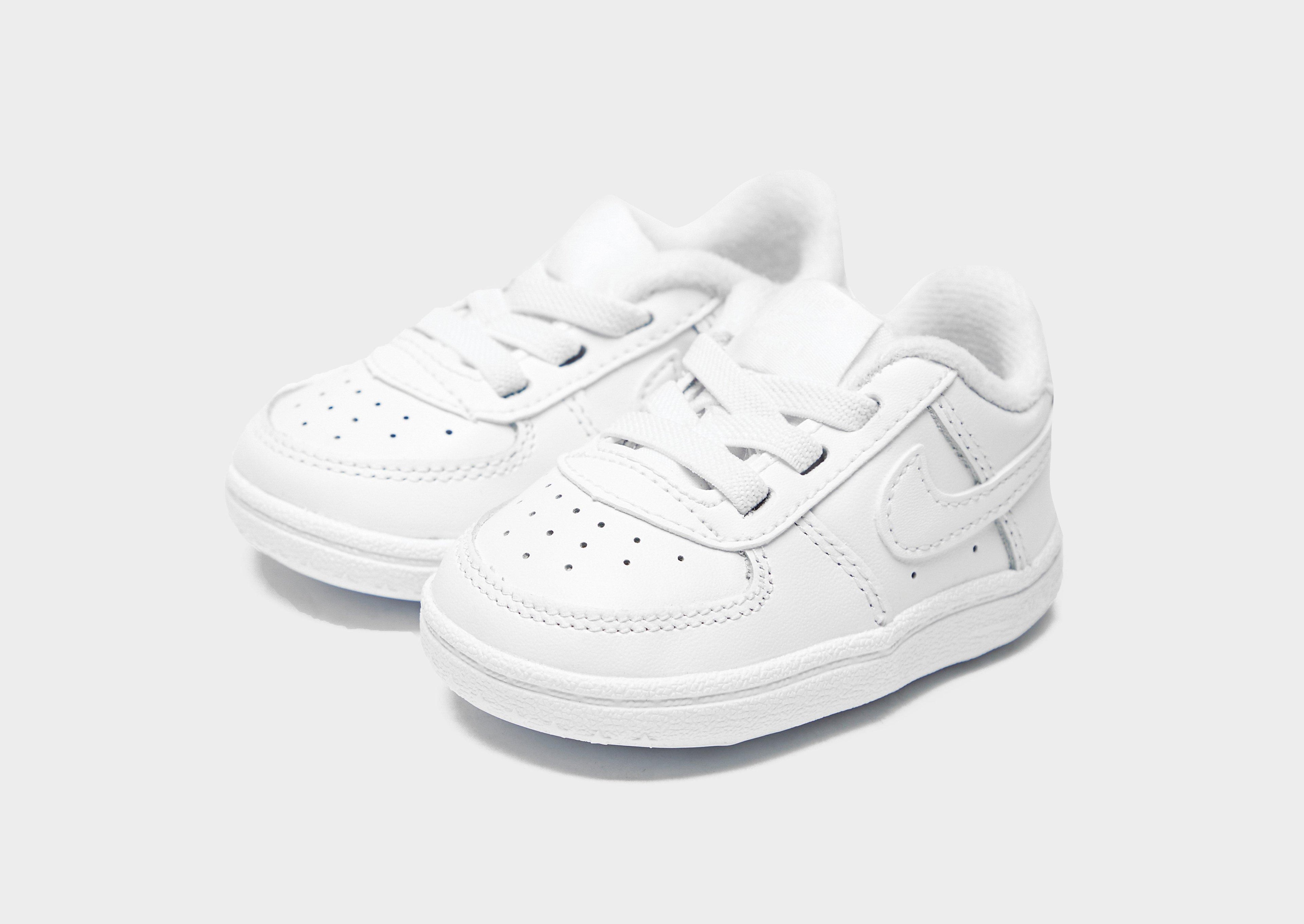 Nike White Nike Air Force 1 Crib Infant