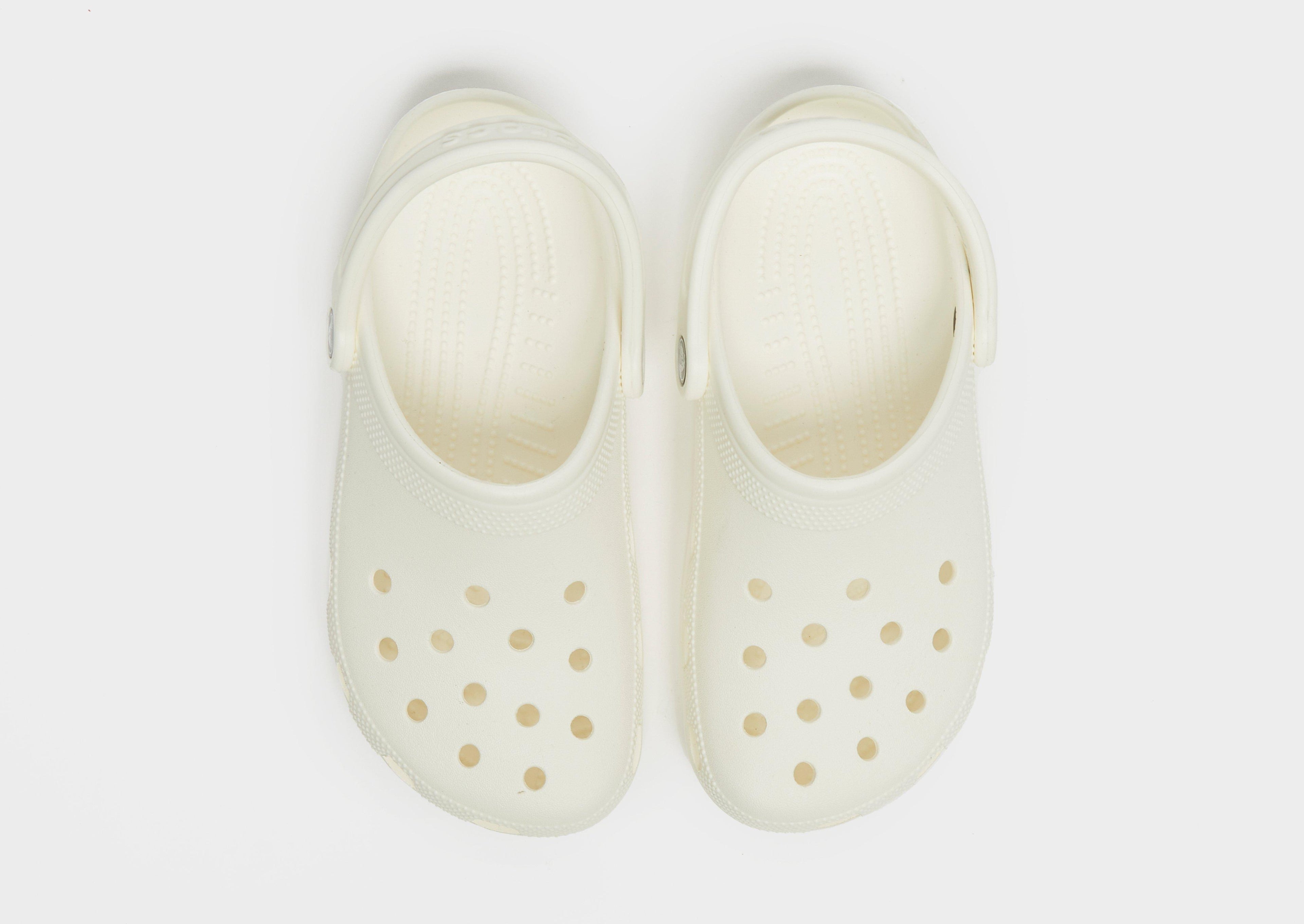 White Crocs Classic Clog Junior