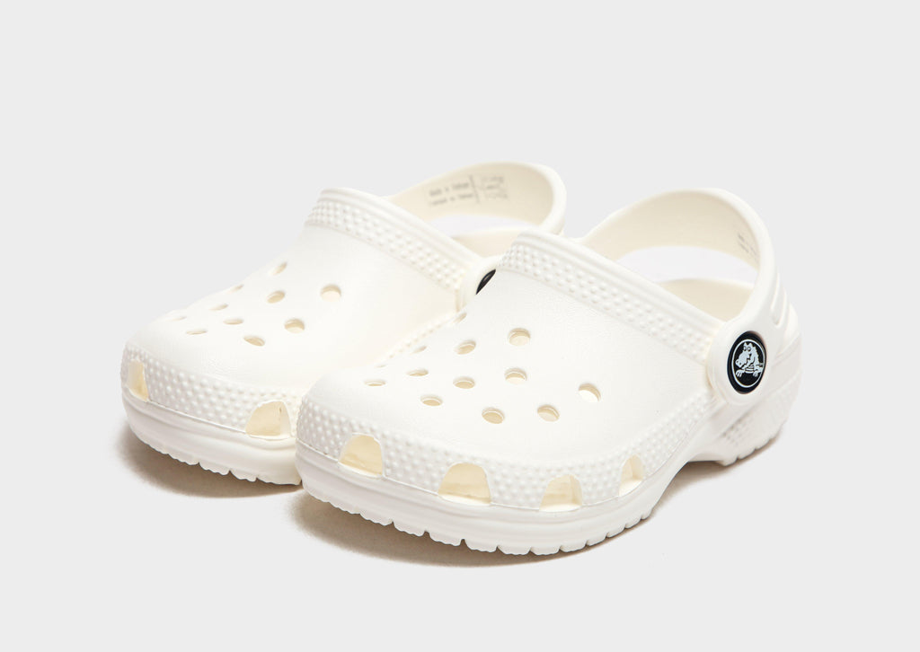 White Crocs Classic Clog Infant