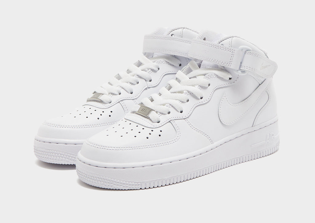 Nike White Nike Air Force 1 Mid Women's