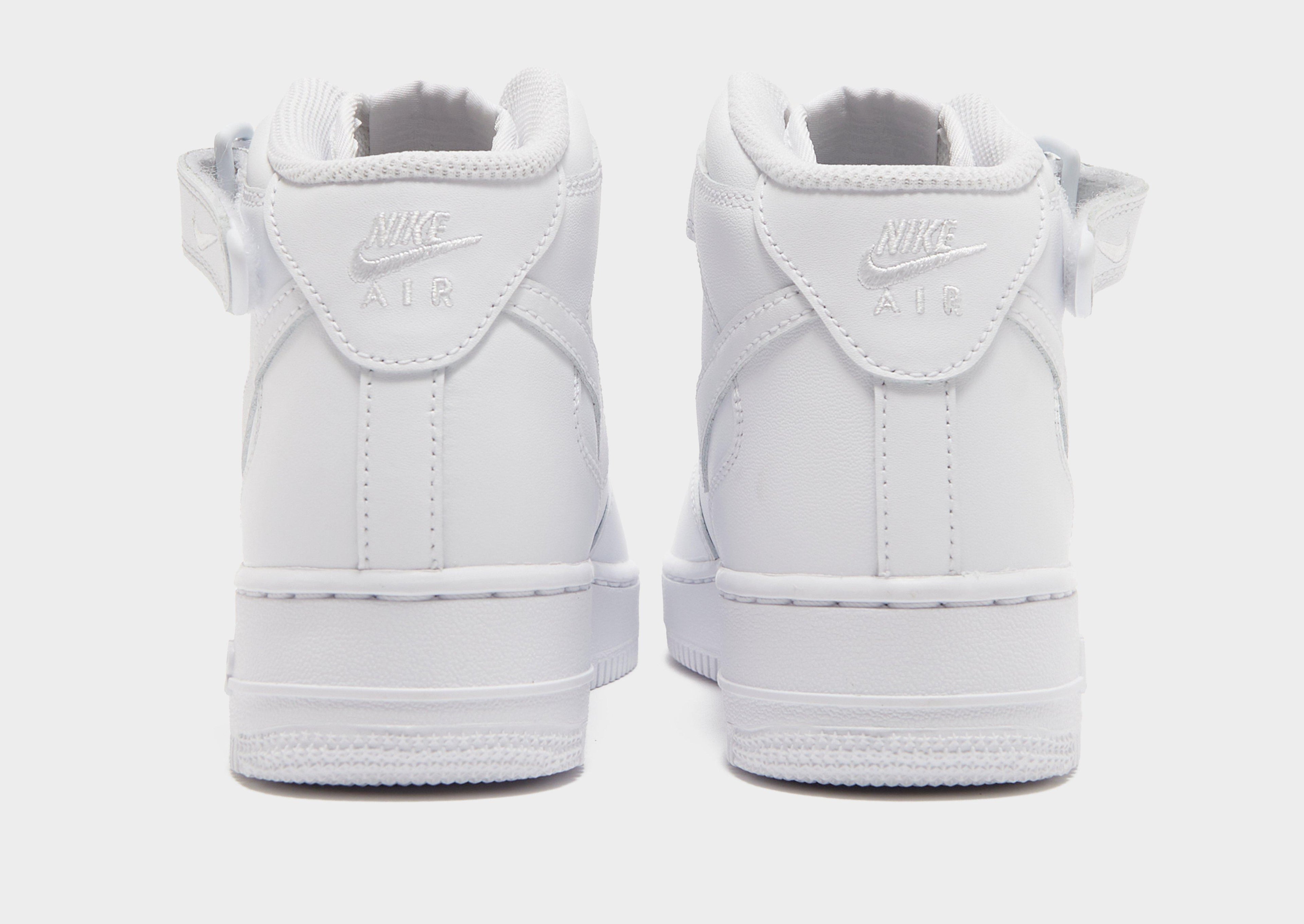 Nike White Nike Air Force 1 Mid Women's
