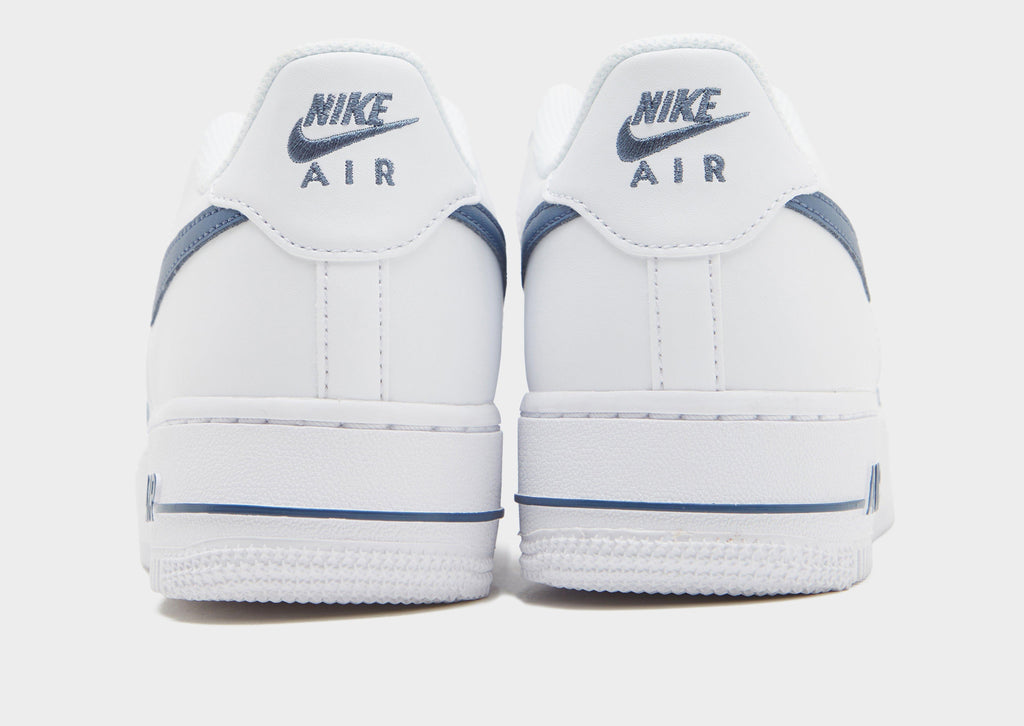 Nike White Nike Air Force 1 Embroidered Swoosh Junior