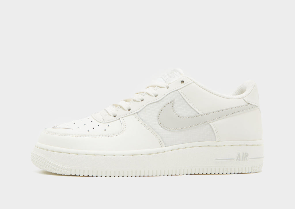 Nike Grey Nike Air Force 1 Embroidered Swoosh Junior