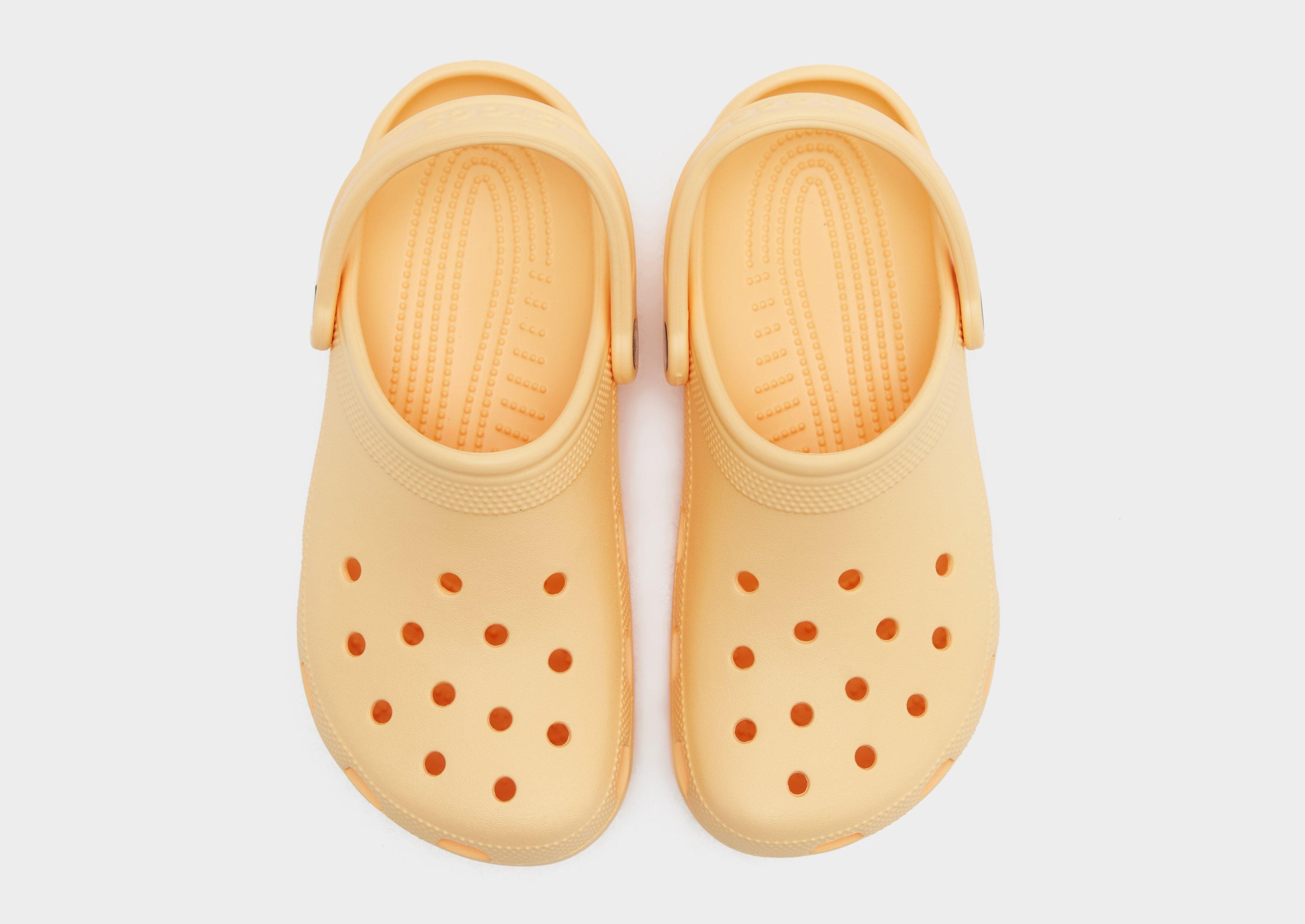 Yellow Crocs Classic Clog Women's