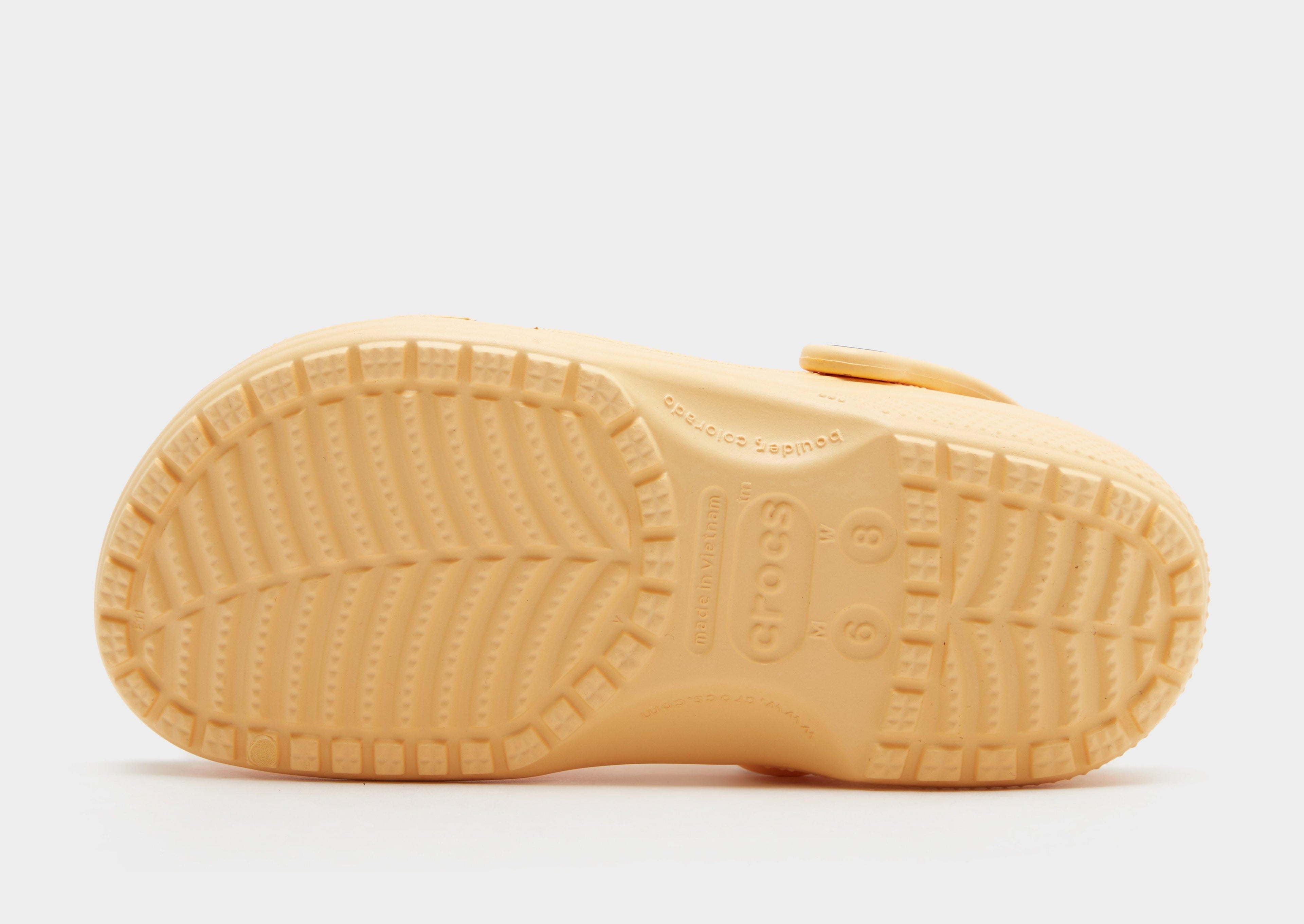 Yellow Crocs Classic Clog Women's