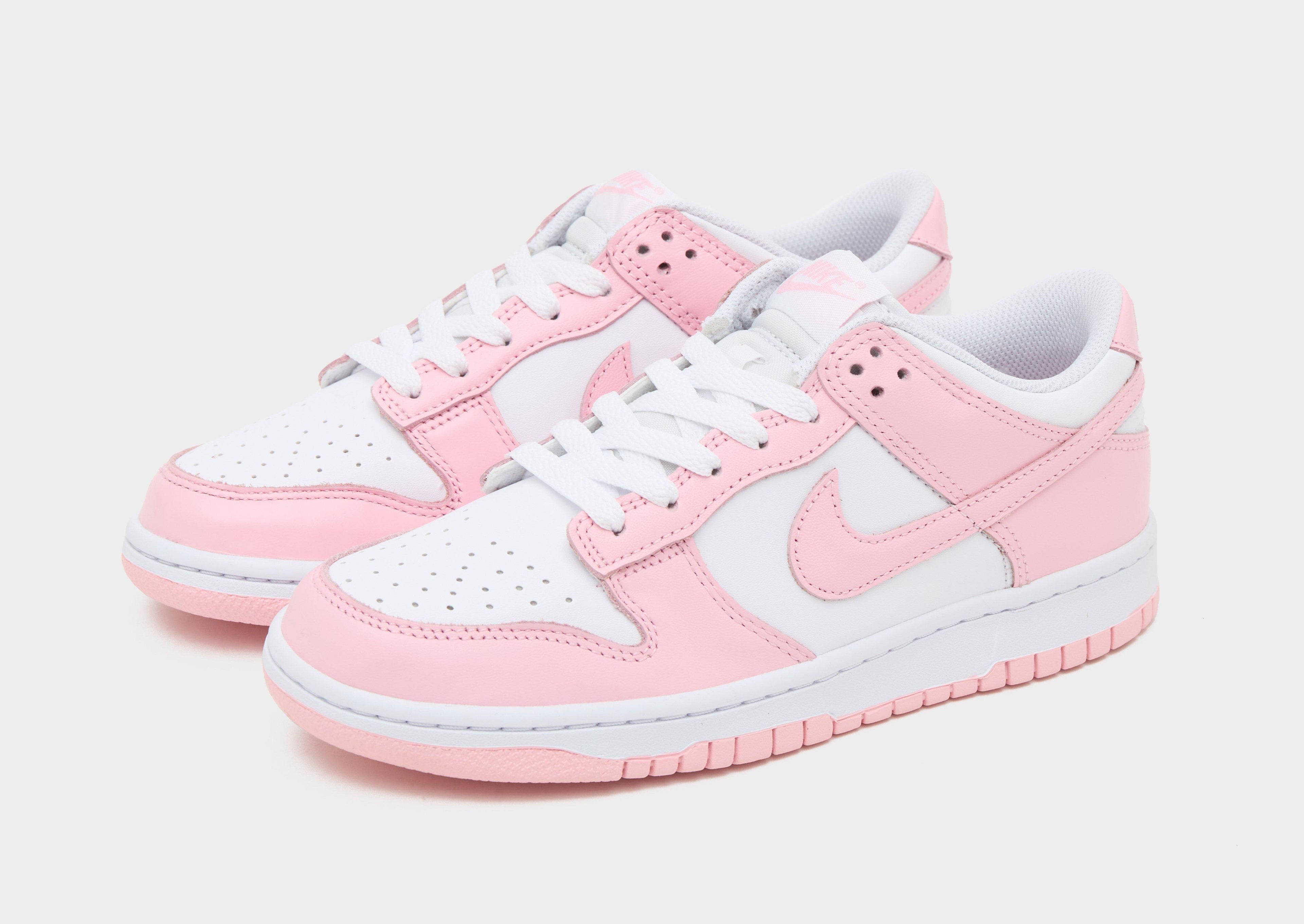 Nike White Nike Dunk Low Junior