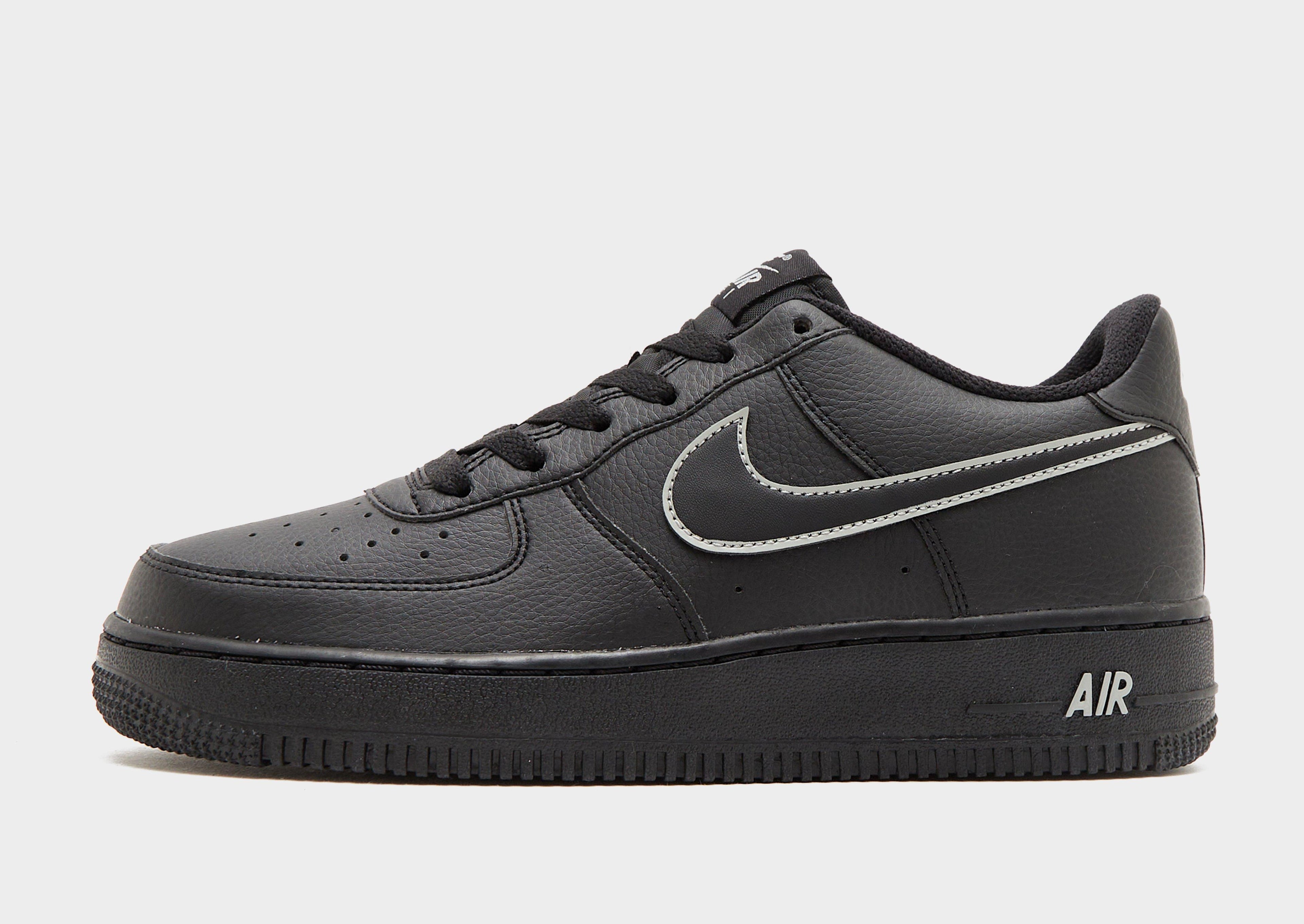 Nike Black Nike Air Force 1 Outline Junior