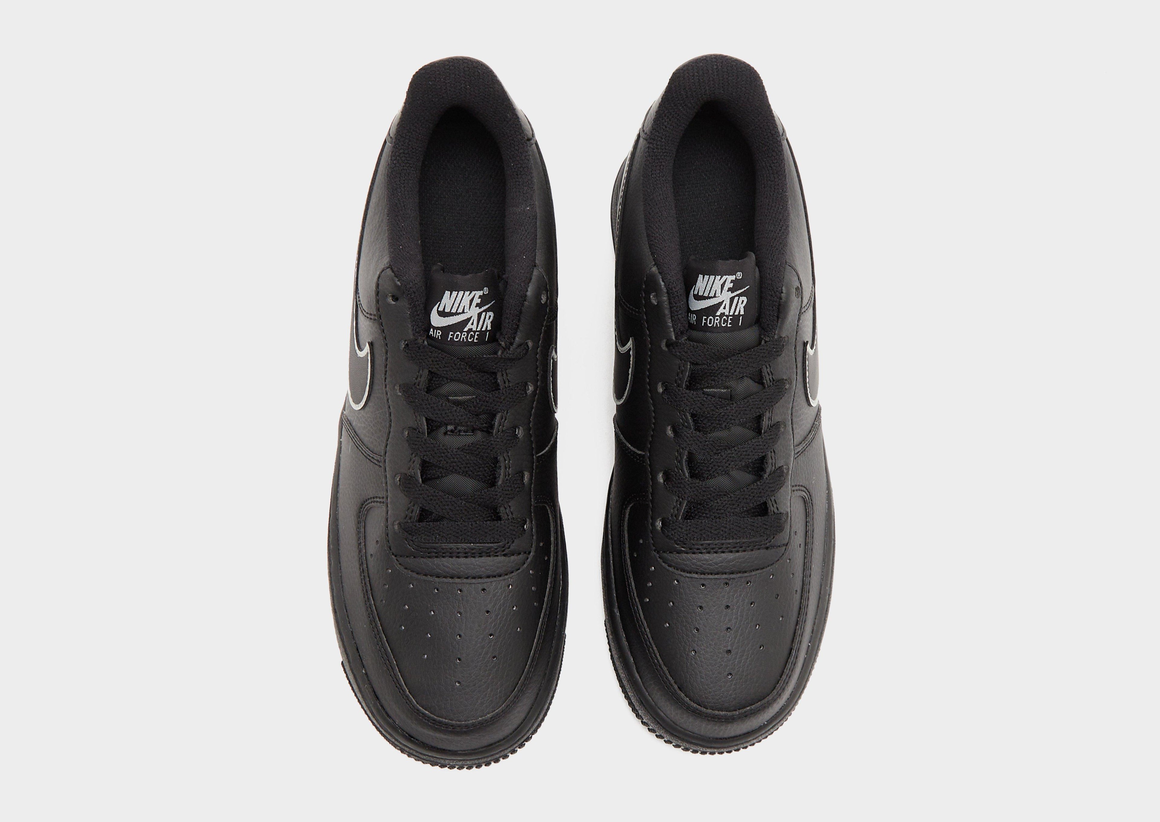 Nike Black Nike Air Force 1 Outline Junior