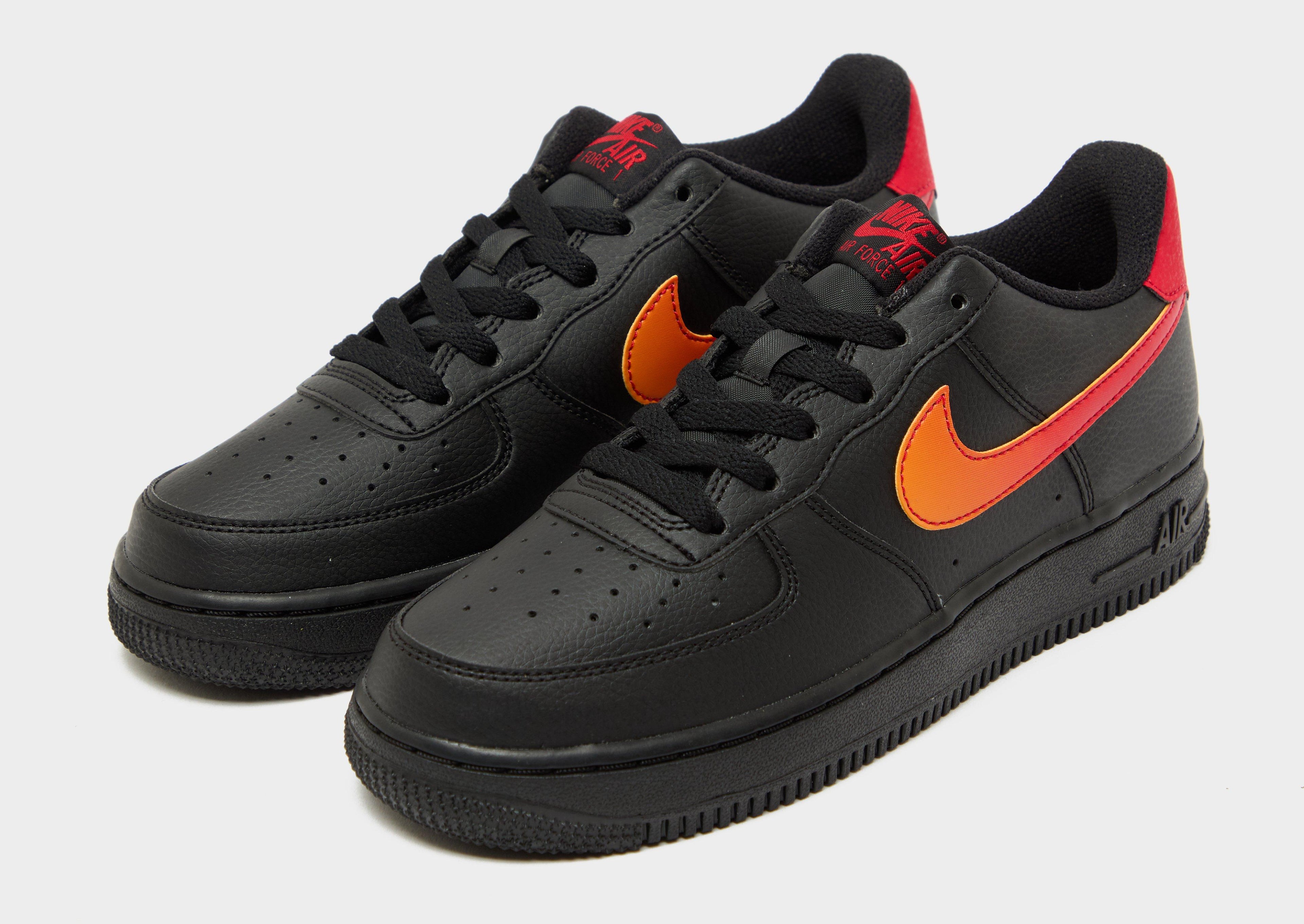 Nike Black Nike Air Force 1 Low Junior