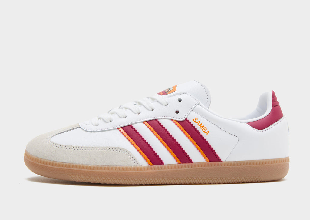 adidas White adidas Originals Samba AS Roma