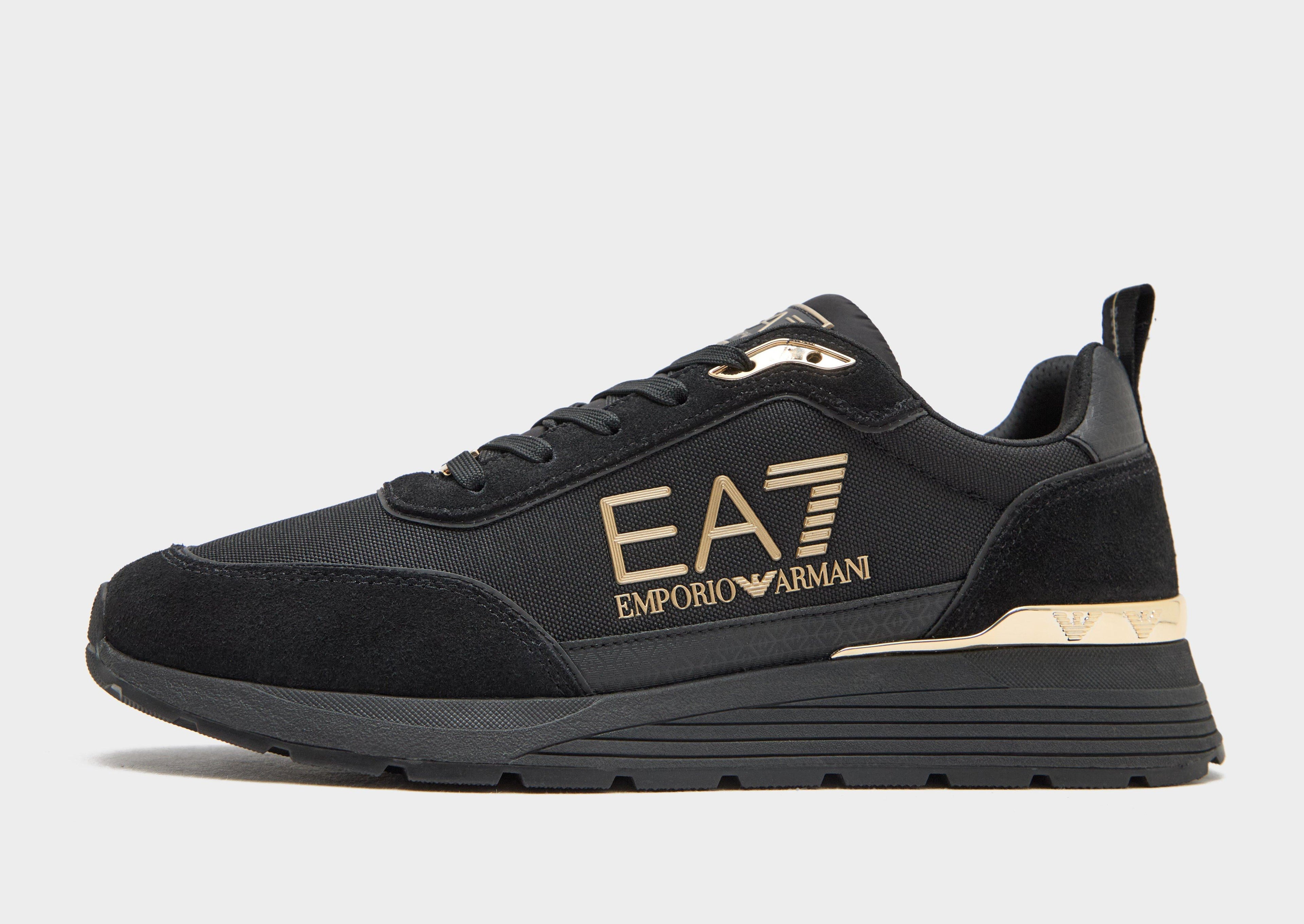 Black EA7 Emporio Armani B&W Mono