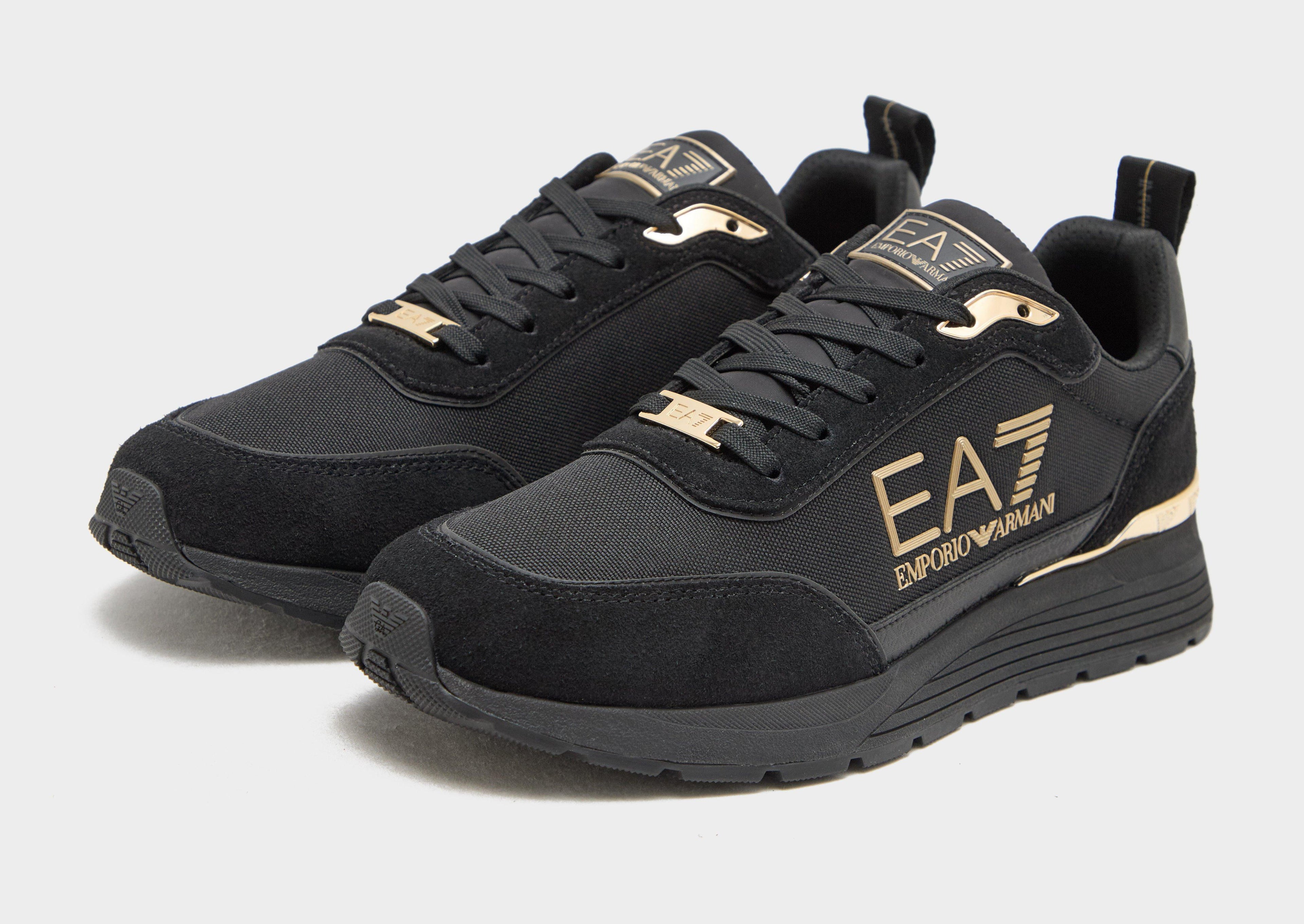 Black EA7 Emporio Armani B&W Mono