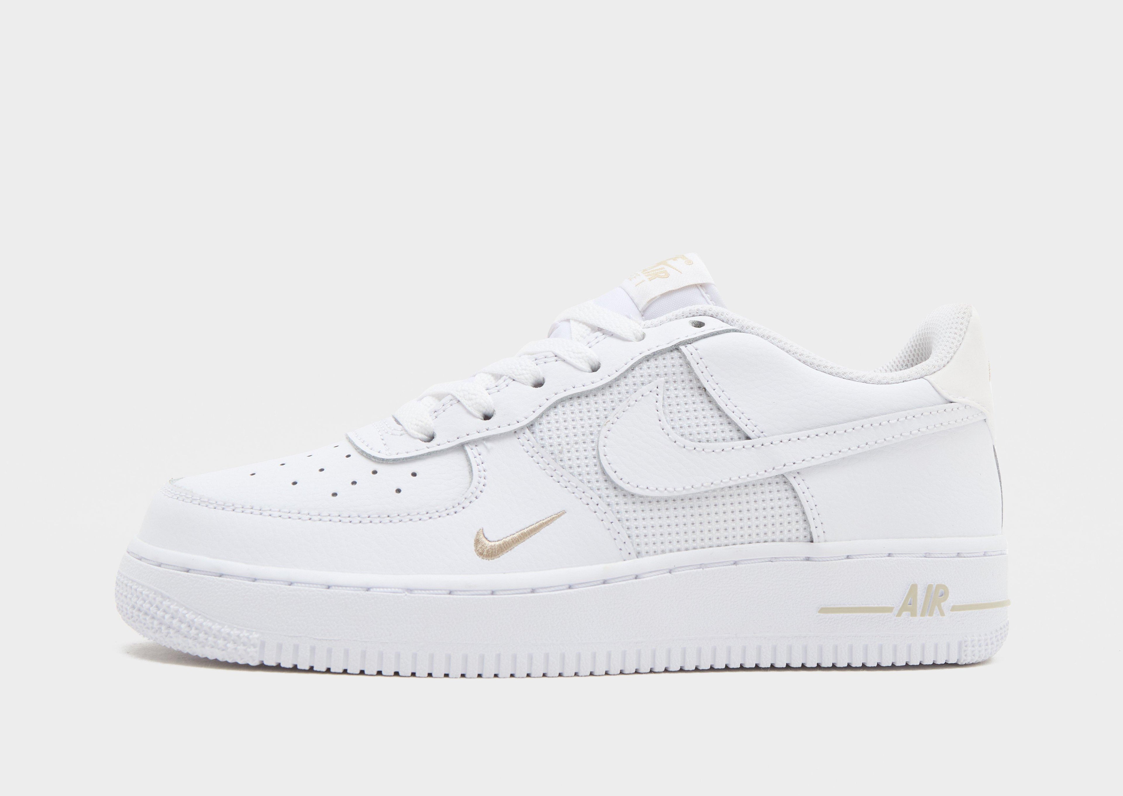 Nike White Nike Air Force 1 Low Junior