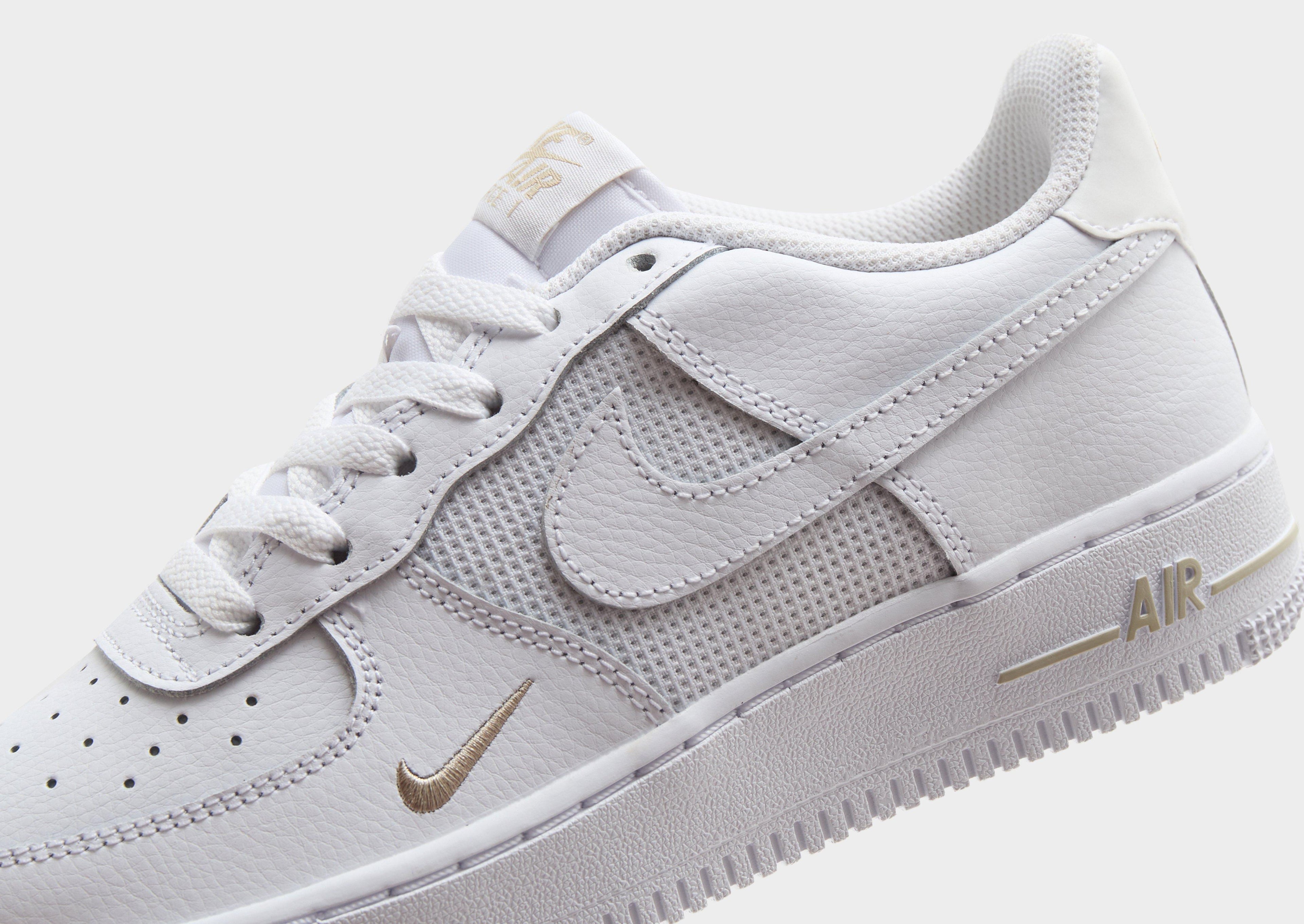 Nike White Nike Air Force 1 Low Junior