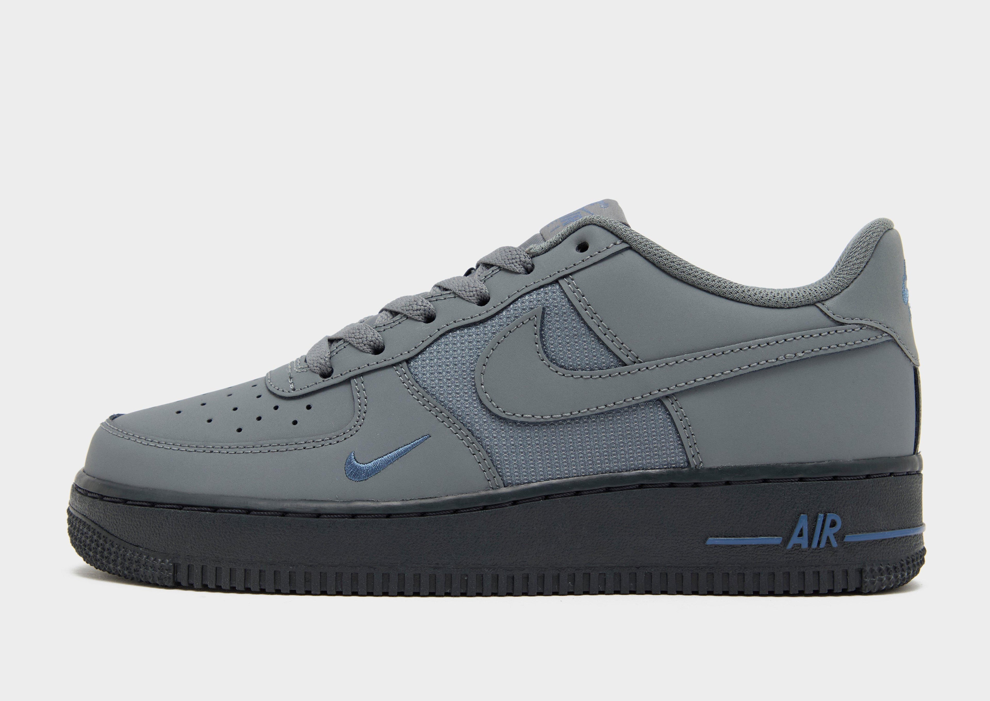 Nike Grey Nike Air Force 1 Low Junior
