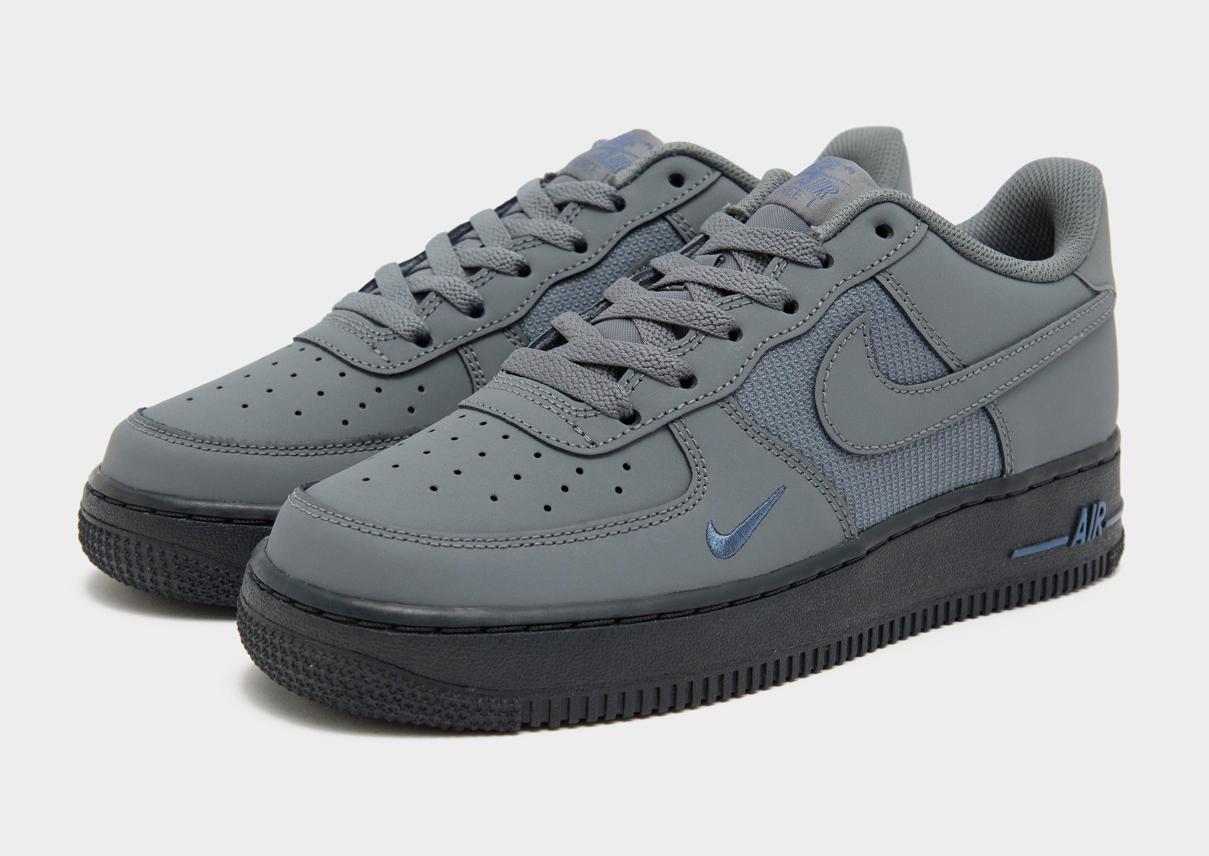Nike Grey Nike Air Force 1 Low Junior
