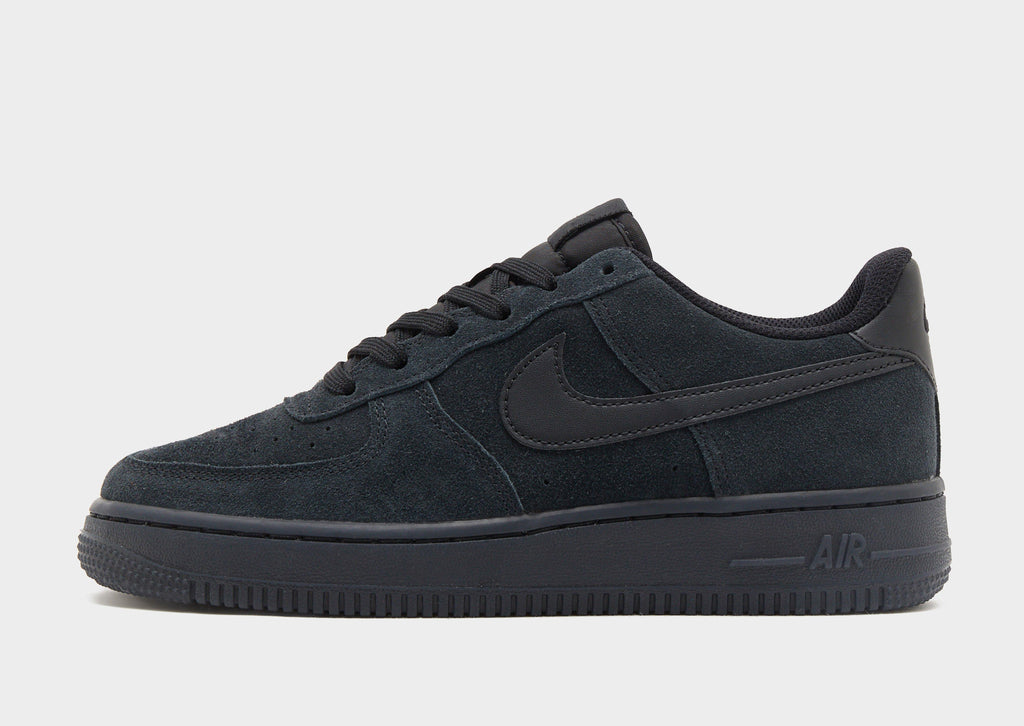 Nike Black Nike Air Force 1 Suede Junior