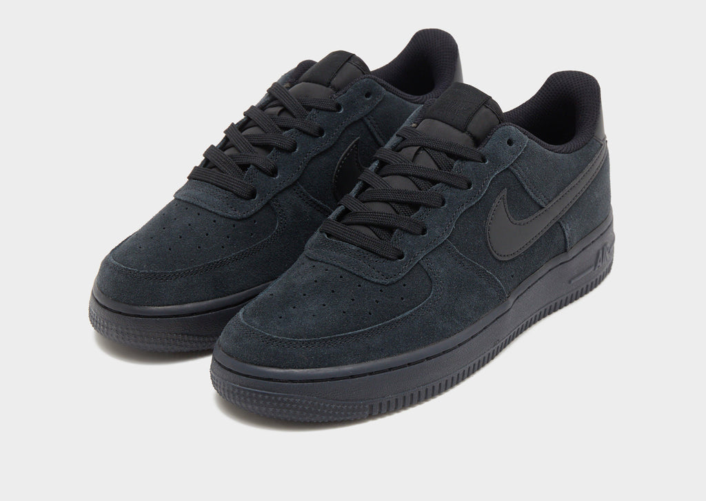 Nike Black Nike Air Force 1 Suede Junior
