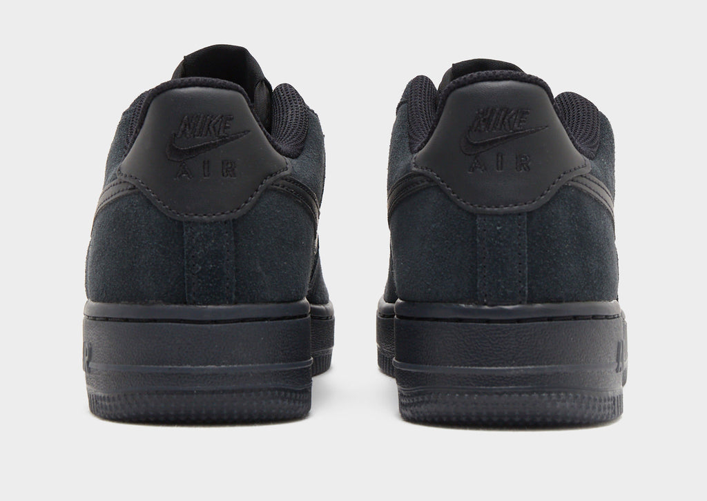 Nike Black Nike Air Force 1 Suede Junior