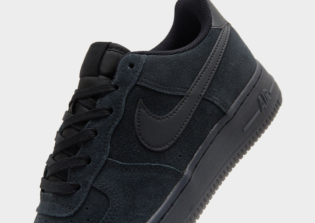 Nike Black Nike Air Force 1 Suede Junior