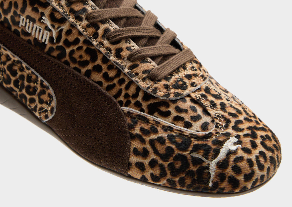 Puma Brown PUMA Speedcat Leopard Print Women's