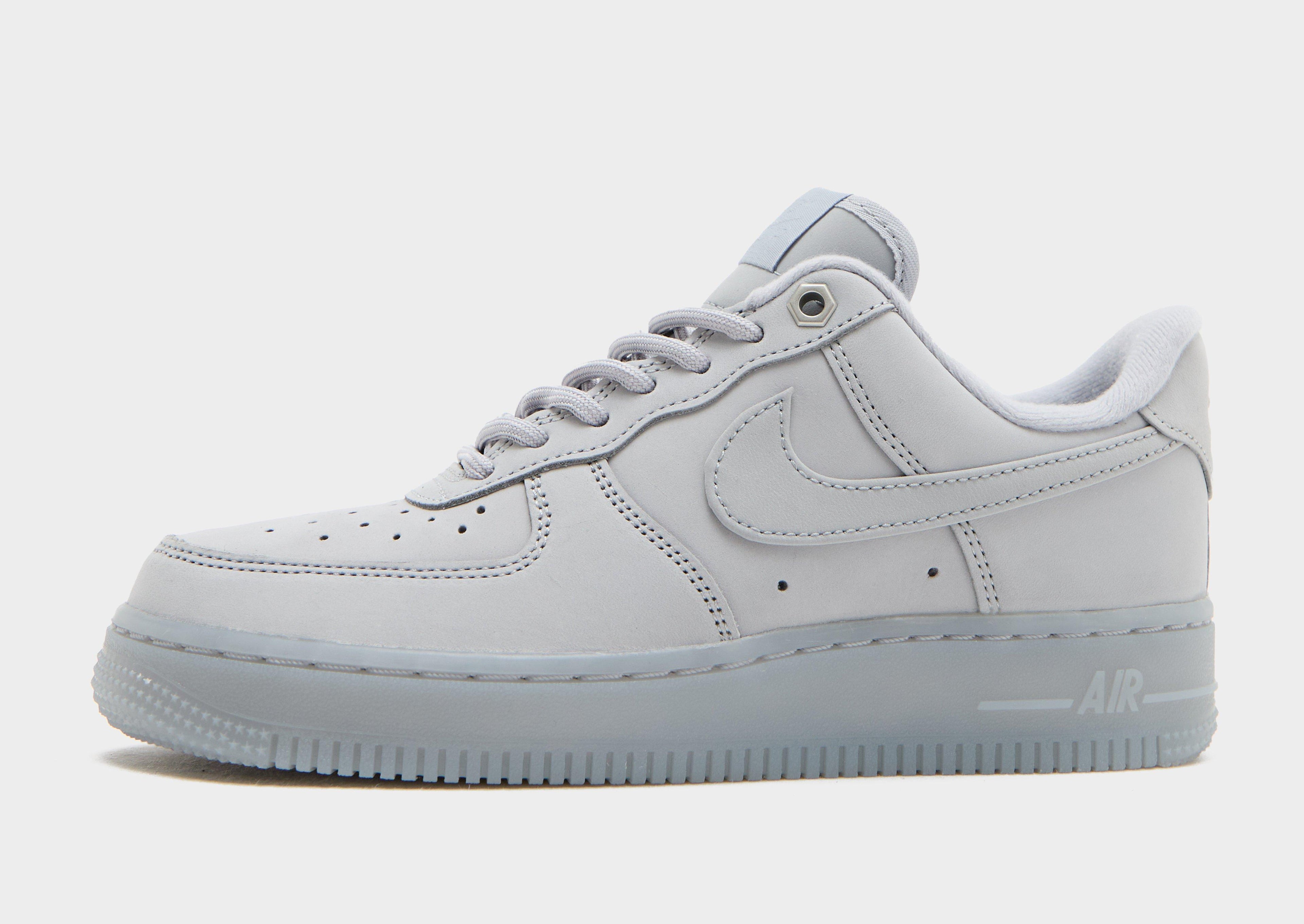 Nike Grey Nike Air Force 1 '07 Nubuck Women's