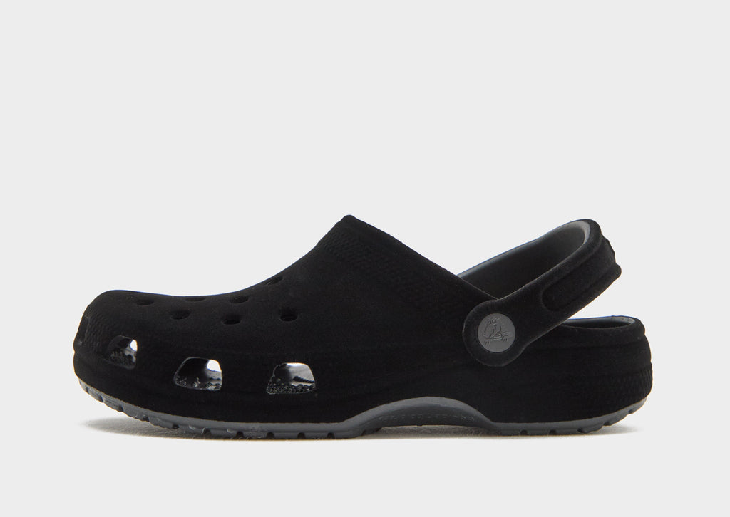 Black Crocs Classic Velvet Clog Junior