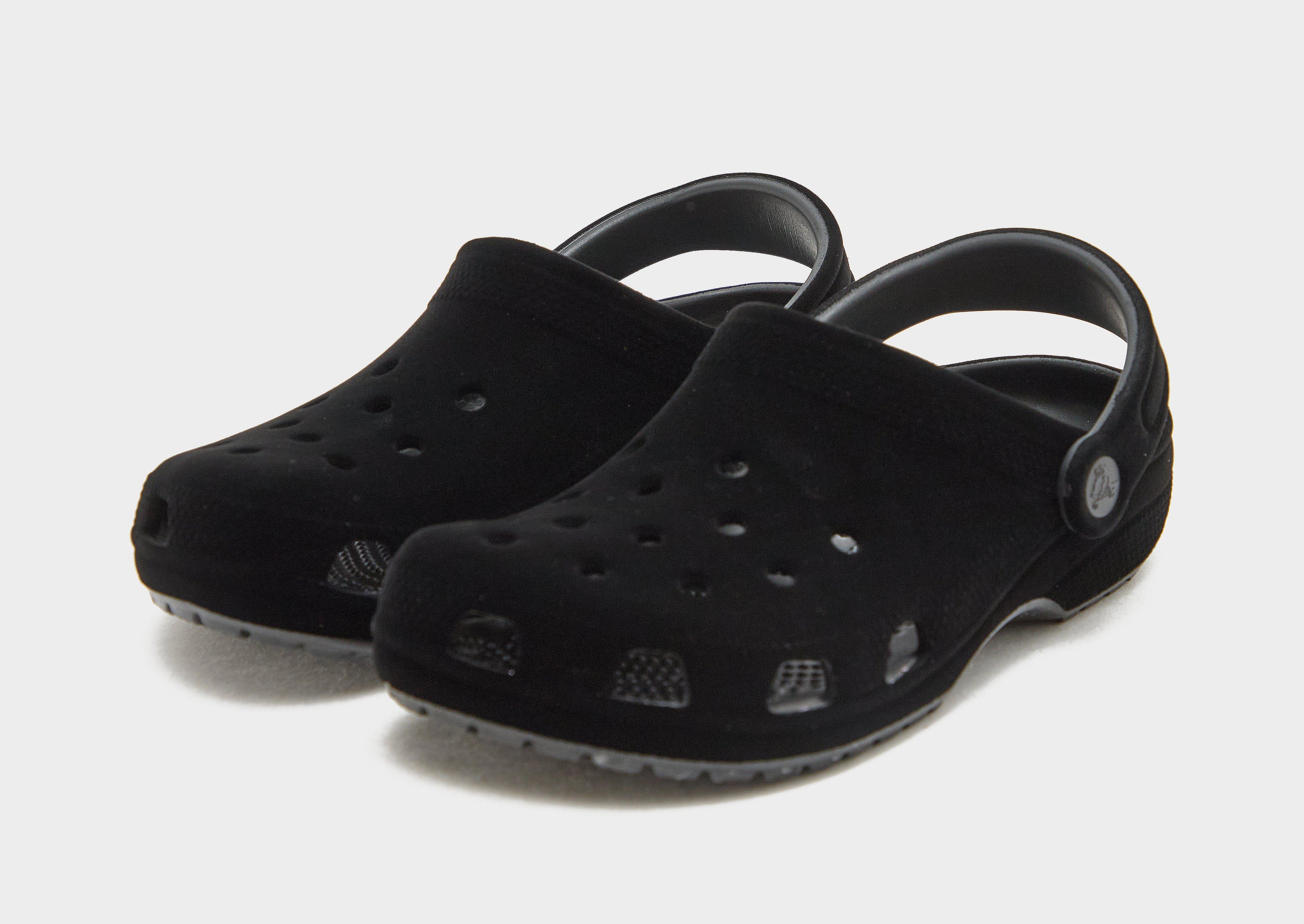 Black Crocs Classic Velvet Clog Junior
