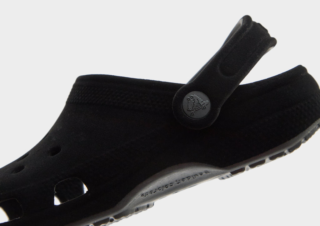Black Crocs Classic Velvet Clog Junior