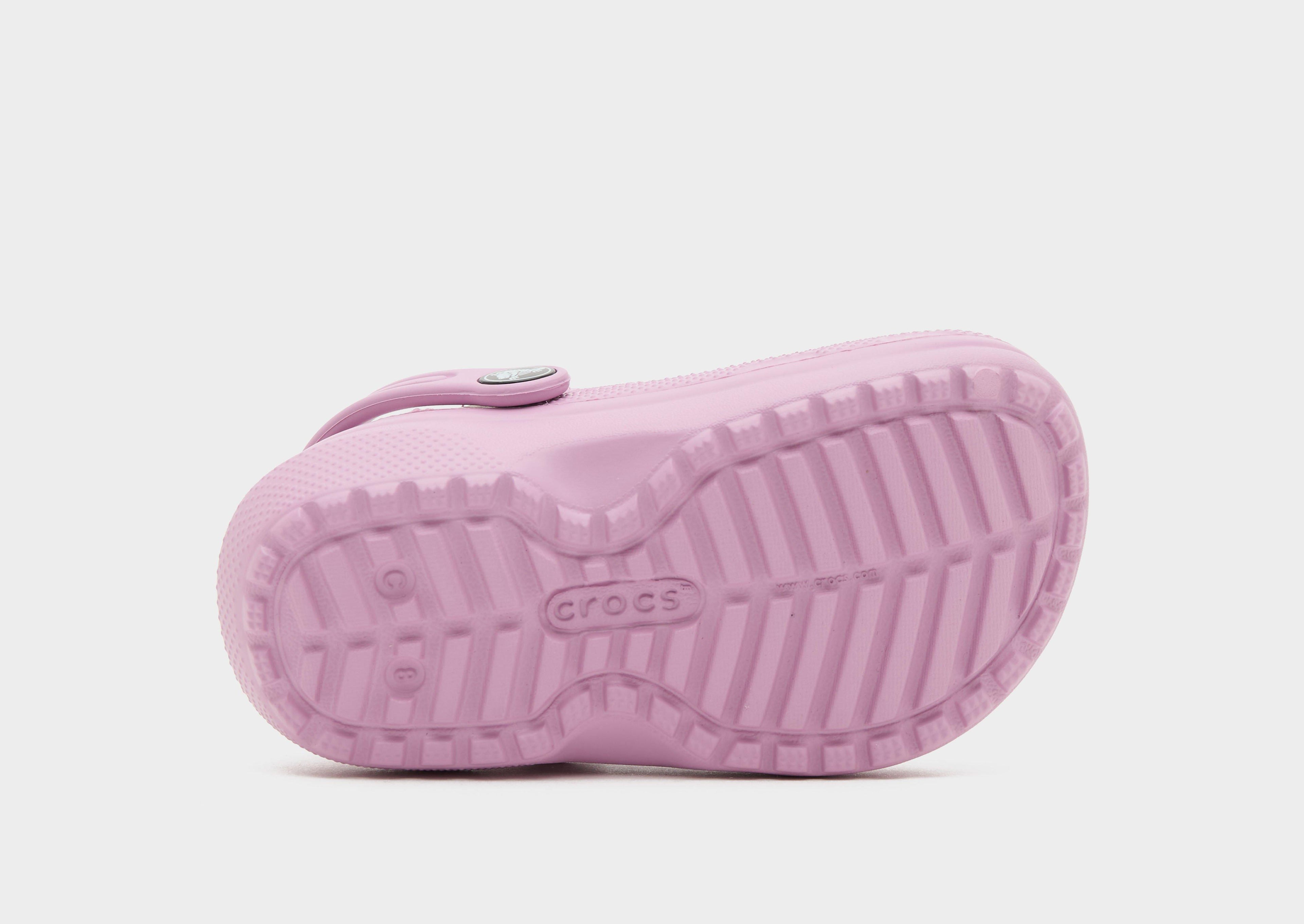 Pink Crocs Classic Lined Clogs Infant