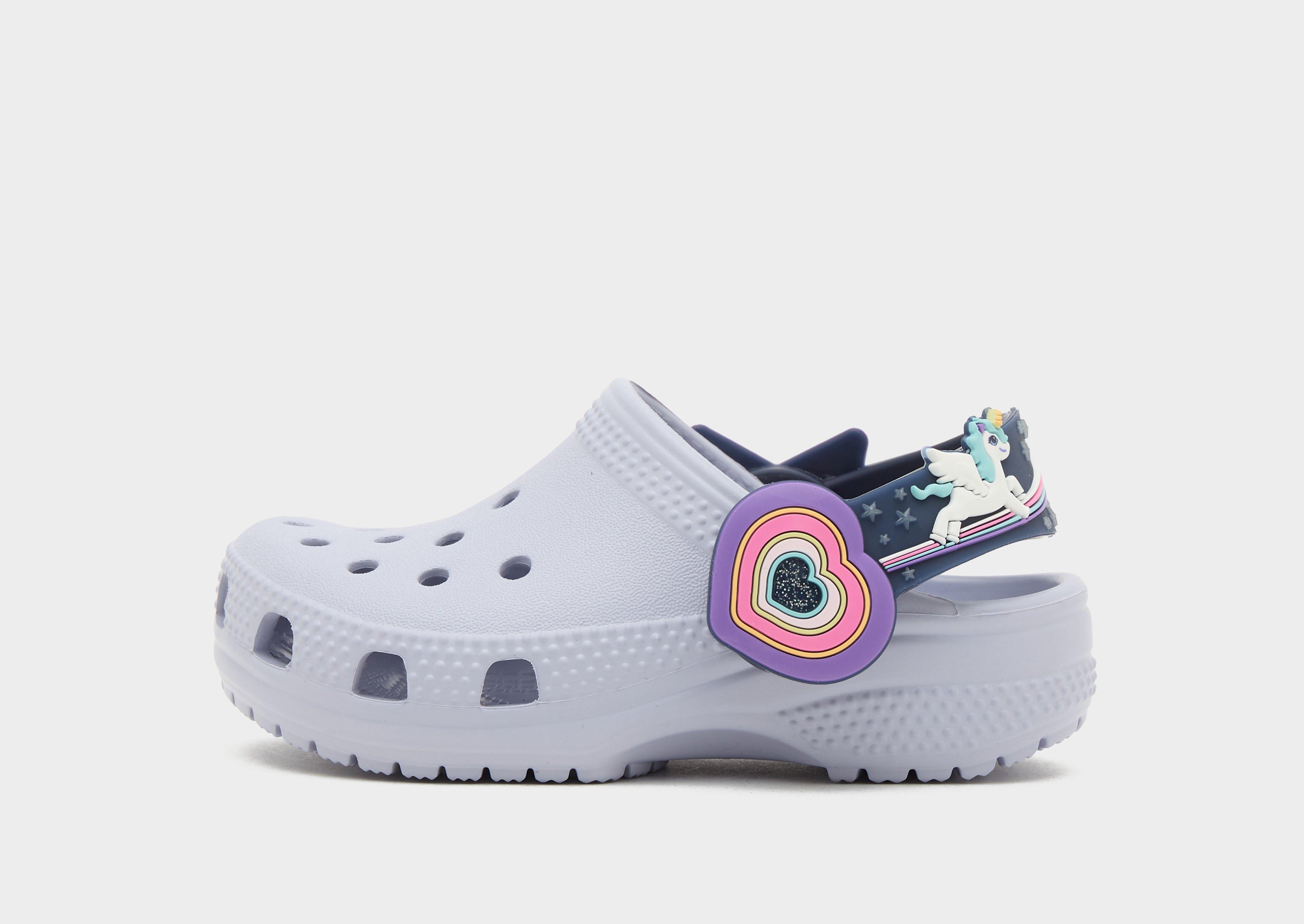Purple Crocs Classic Light Up Clog Infant