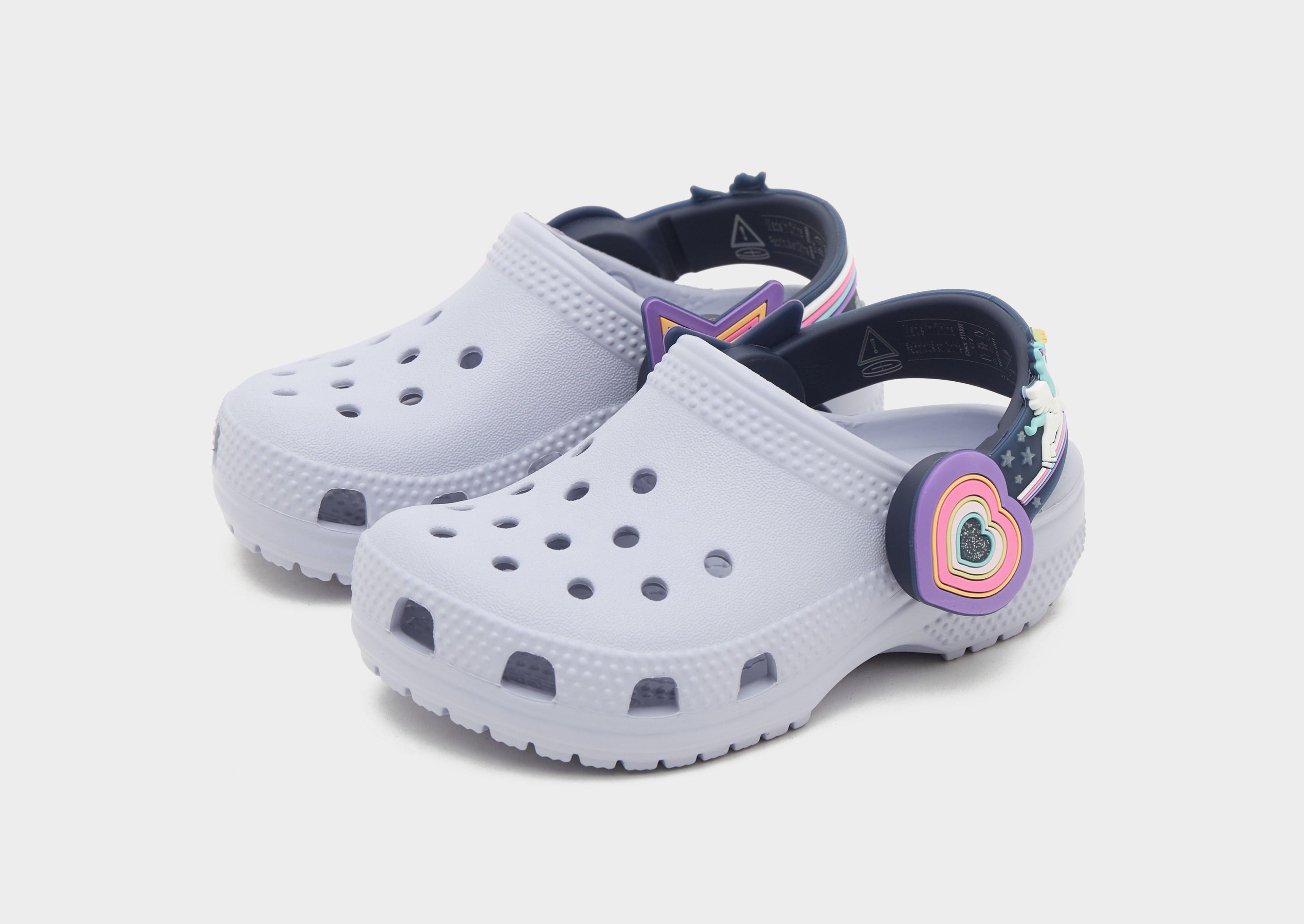 Purple Crocs Classic Light Up Clog Infant