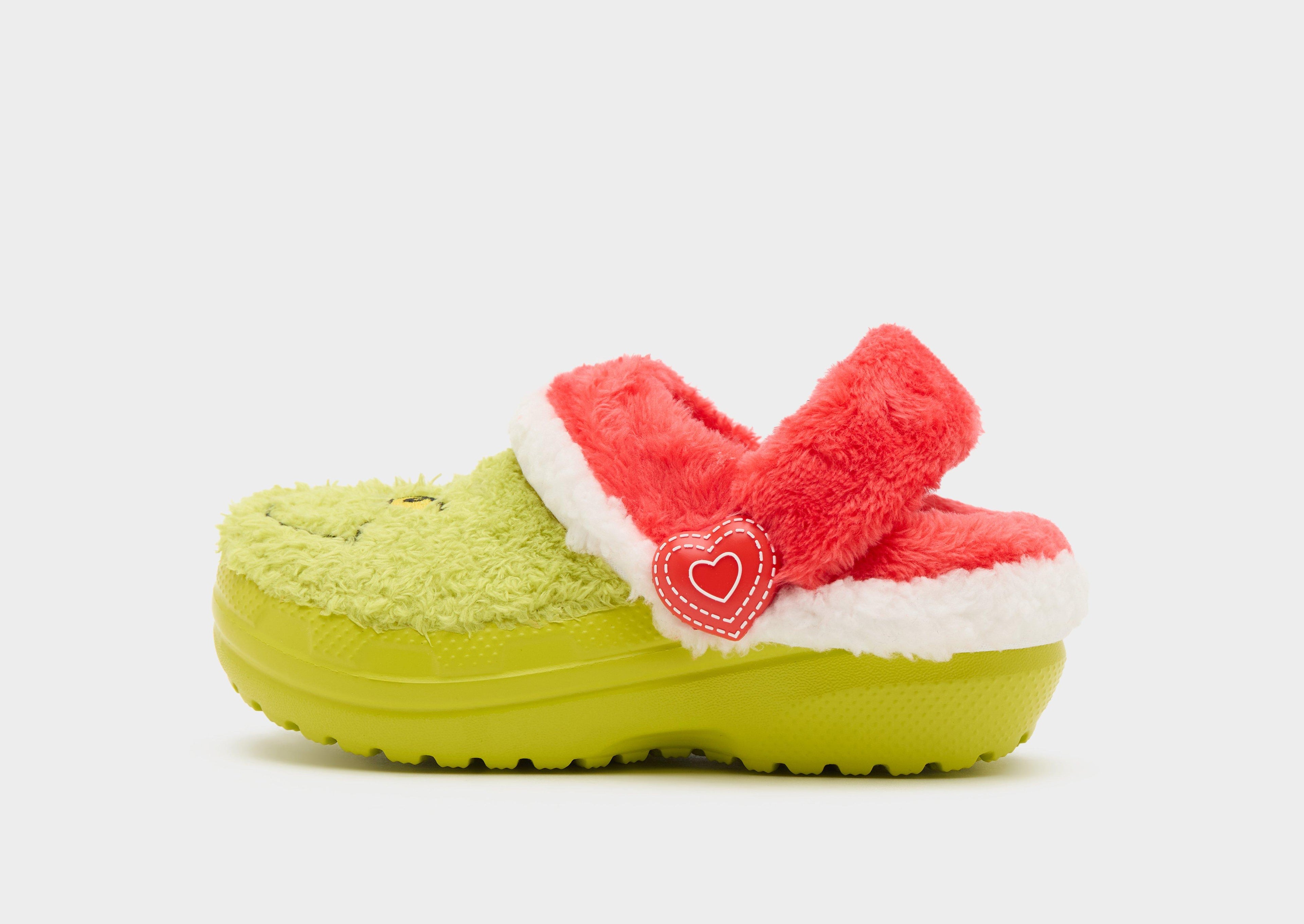 Green Crocs The Grinch Classic Lined Clog Infant