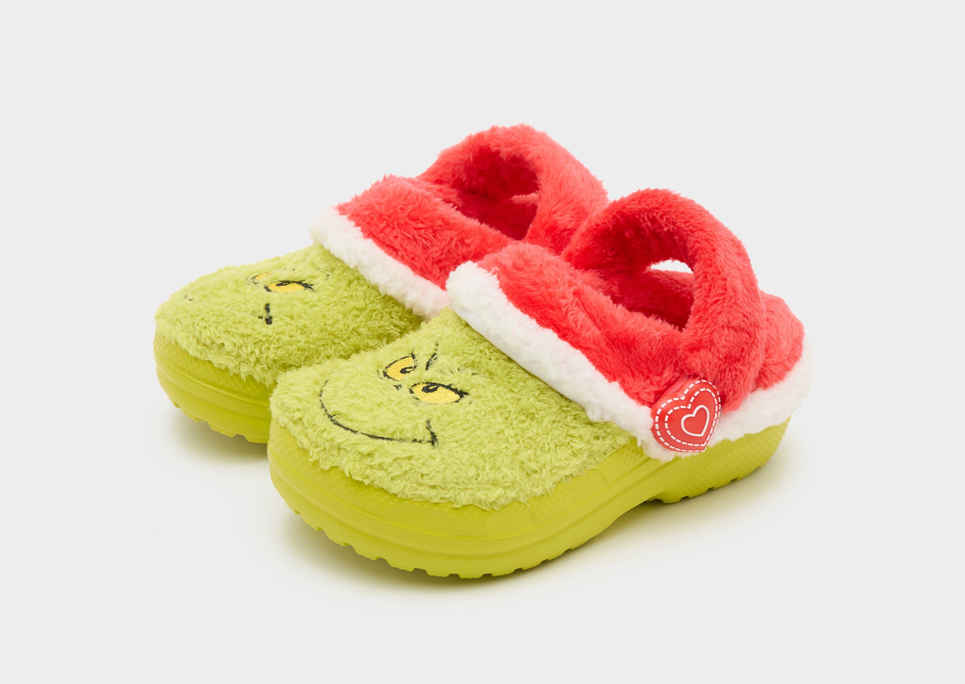 Green Crocs The Grinch Classic Lined Clog Infant