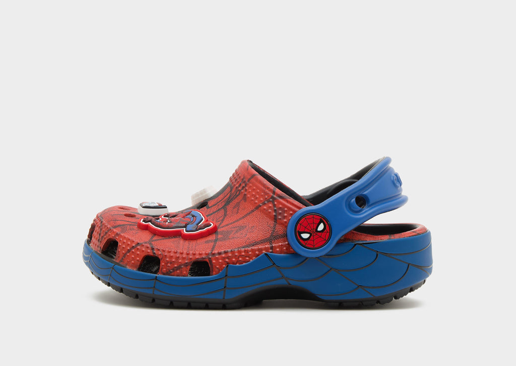 Red Crocs Classic Clog Spiderman Infant
