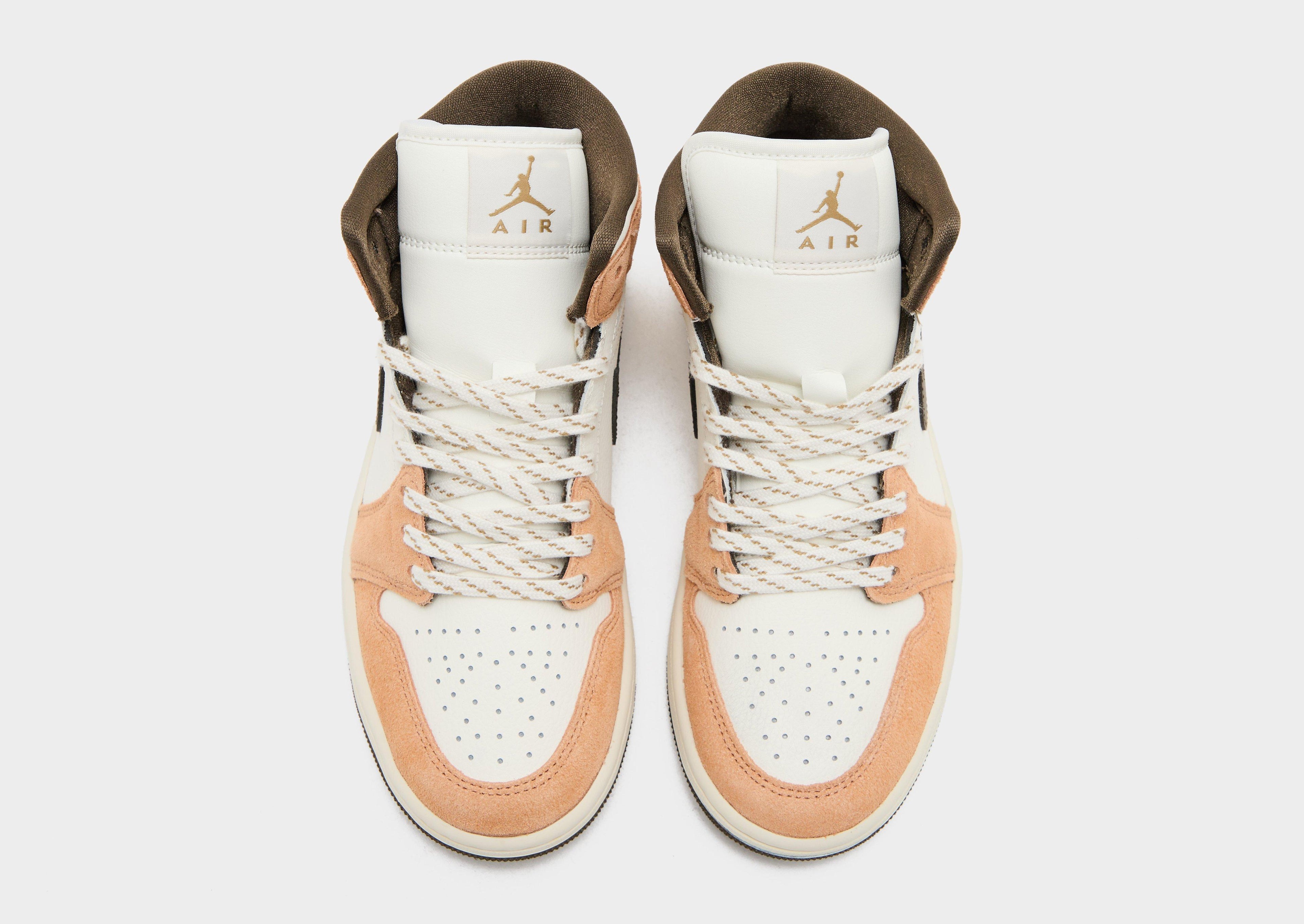 Jordan White Jordan Air 1 Mid Women's