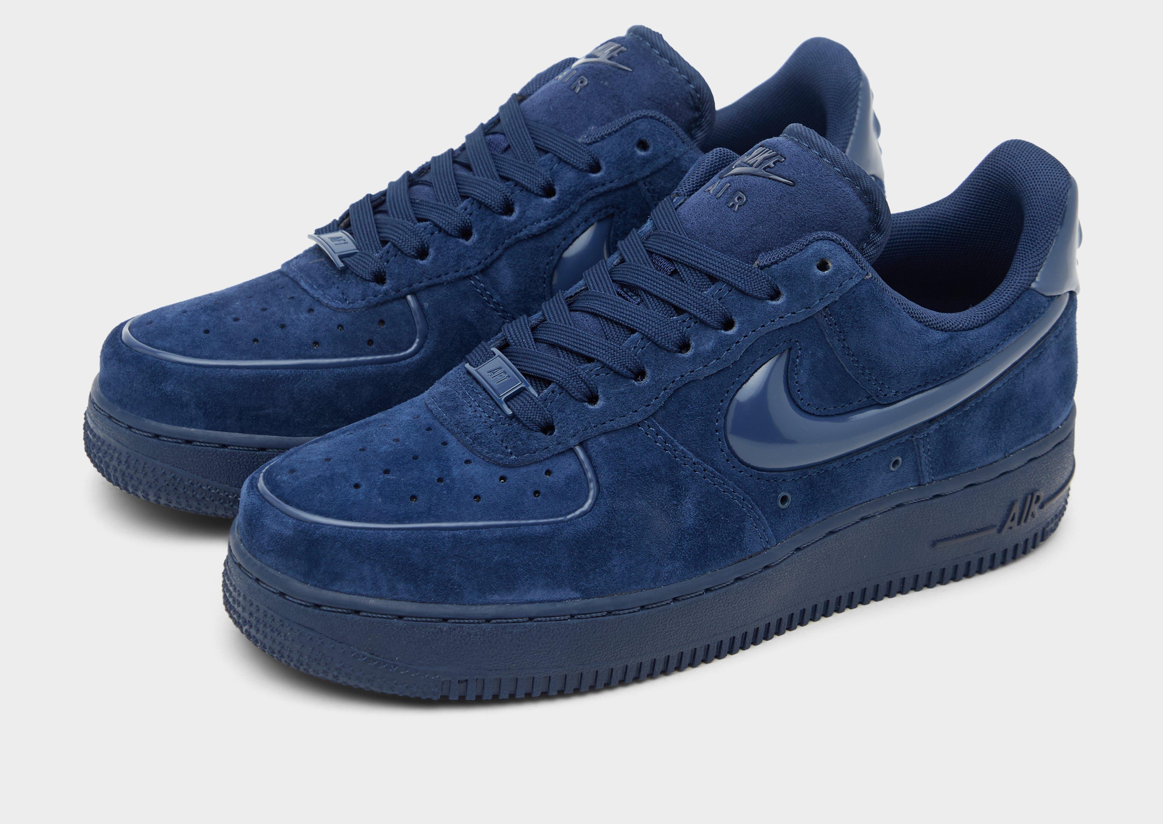 Nike Blue Nike Air Force 1 '07 Suede Women's
