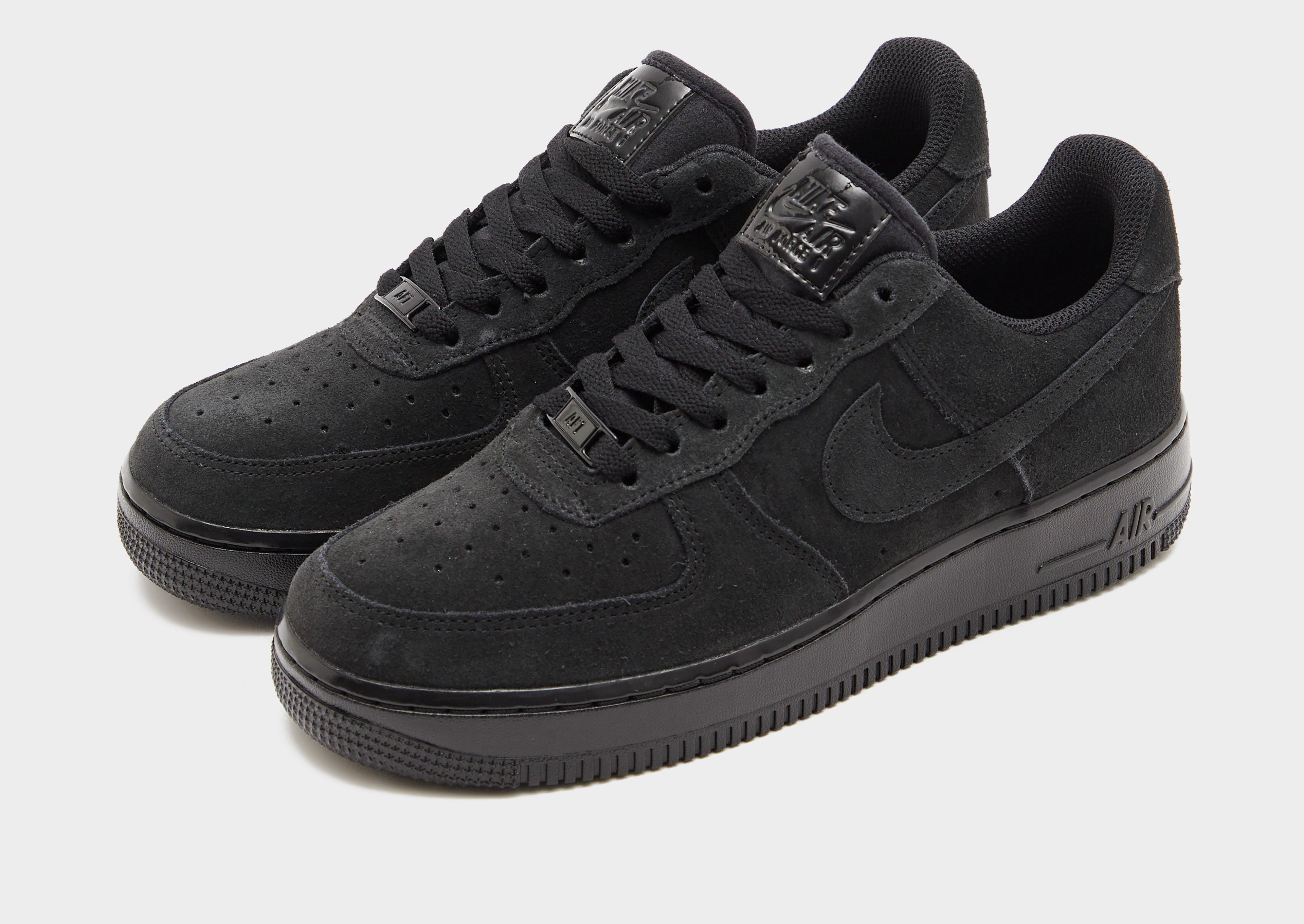 Nike Black Nike Air Force 1 '07 Suede Women's