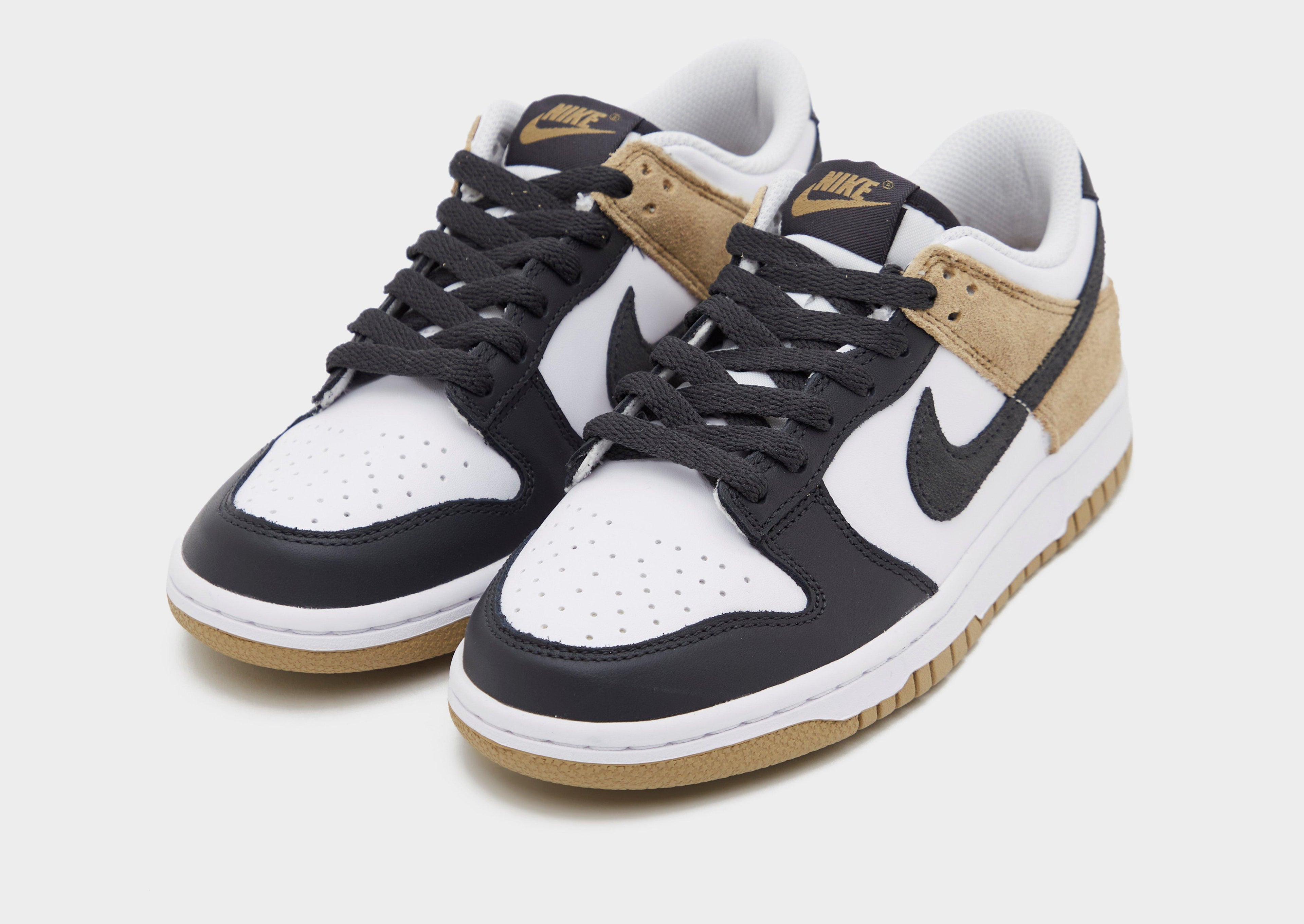 Nike White Nike Dunk Low Junior