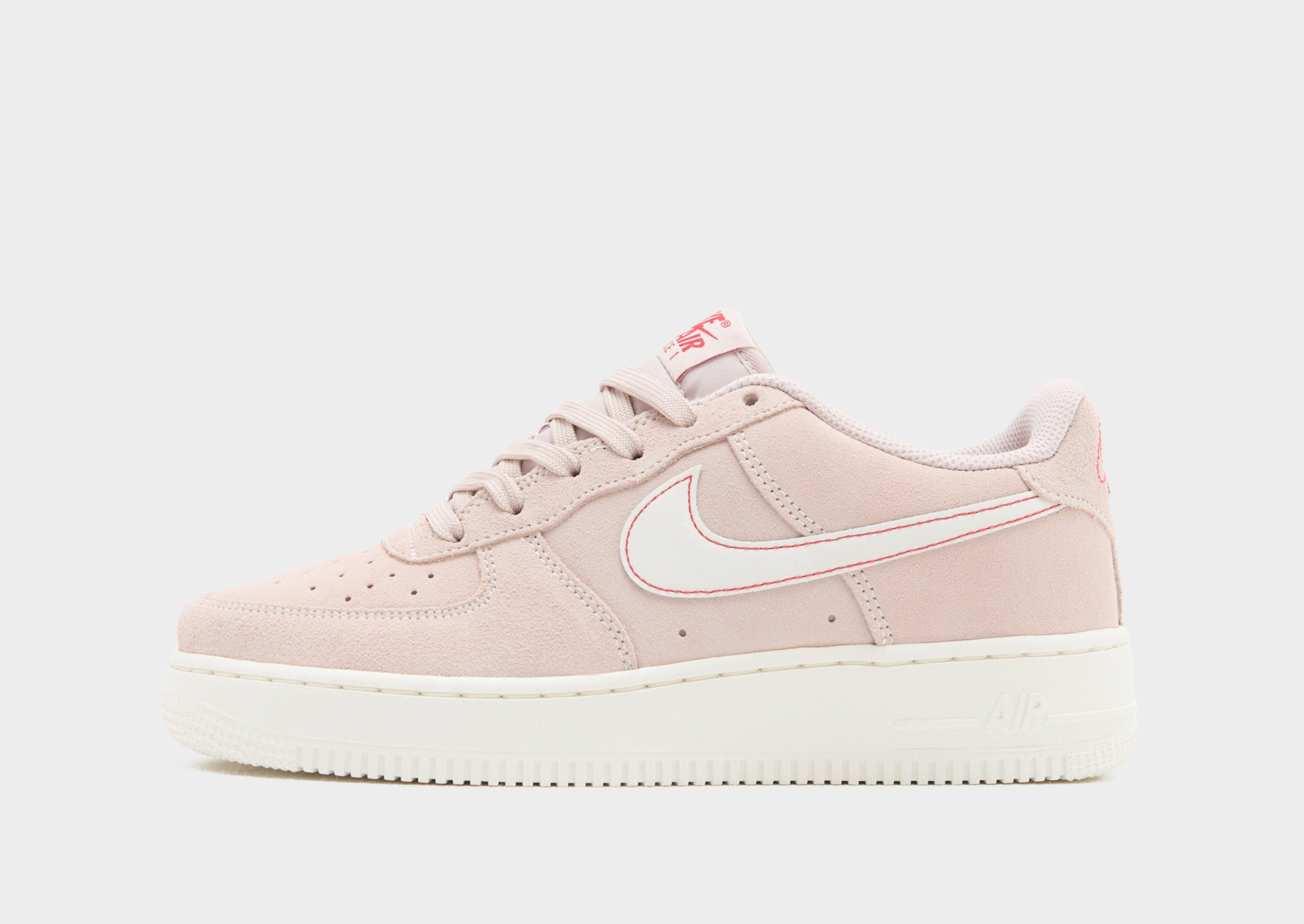 Nike Pink Nike Air Force 1 Suede Junior