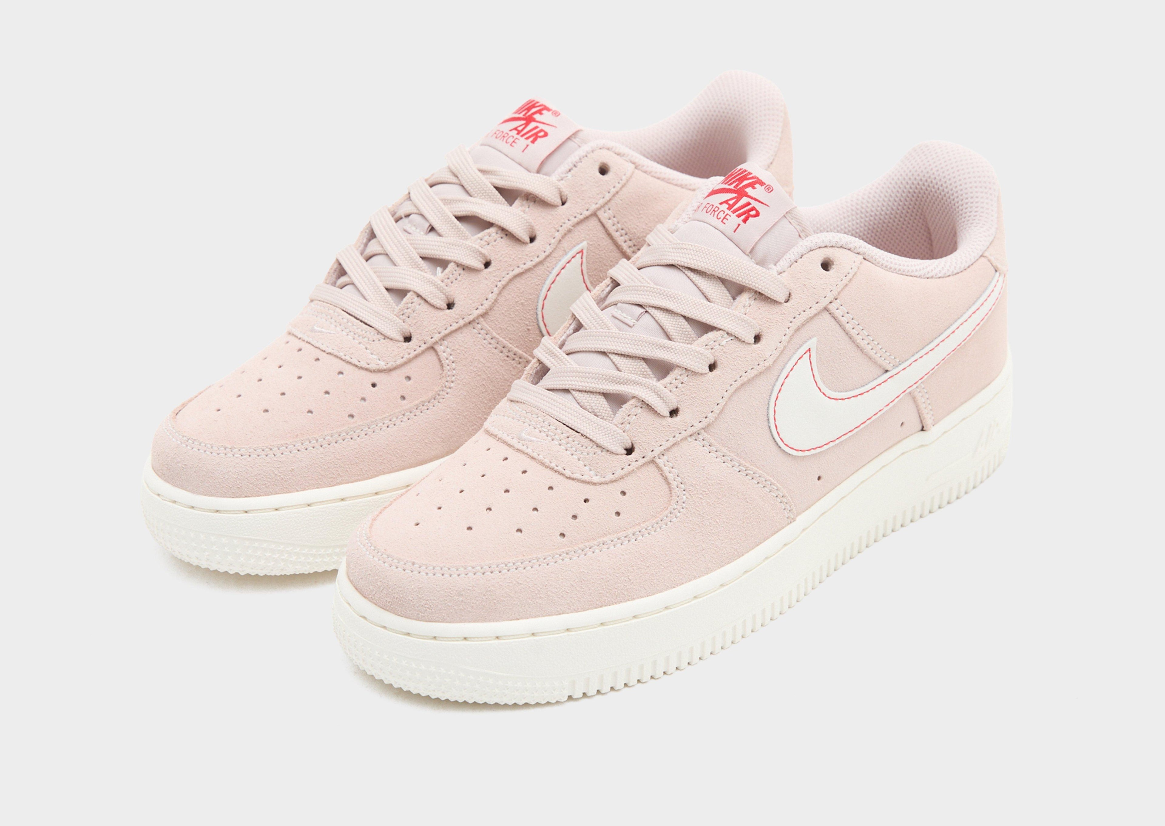 Nike Pink Nike Air Force 1 Suede Junior
