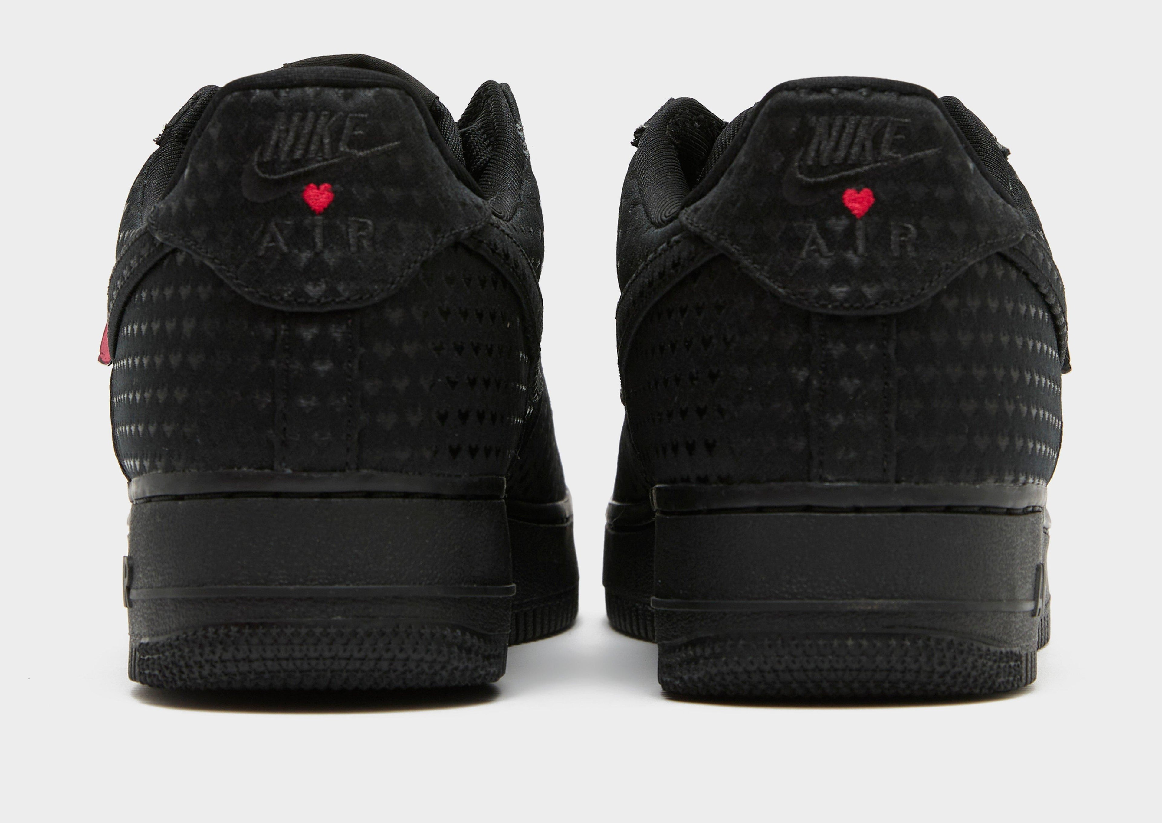 Nike Black Nike Air Force 1 'Valentine's Day'